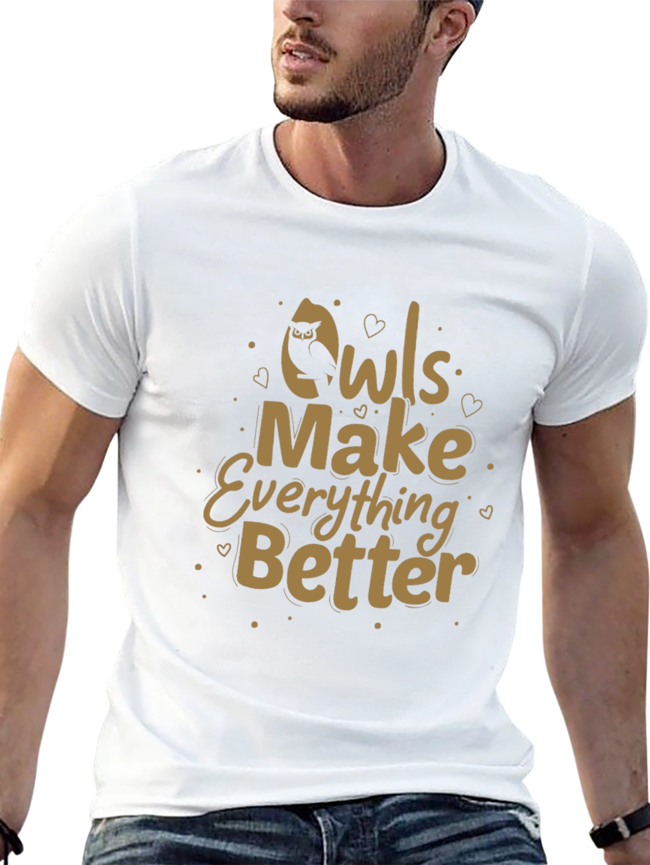 Owls Make Everything Better Graphic Tee