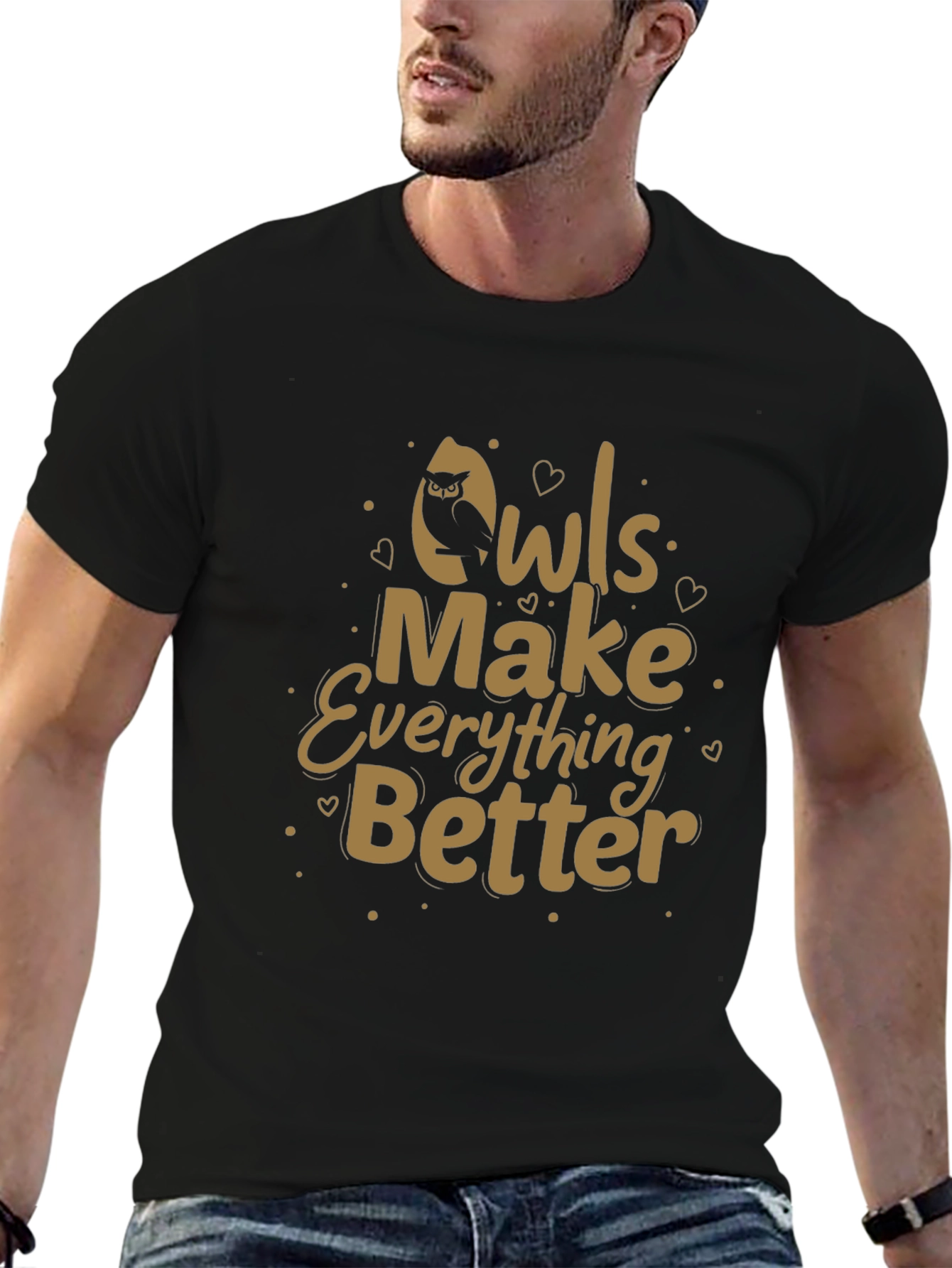 Owls Make Everything Better Graphic Tee