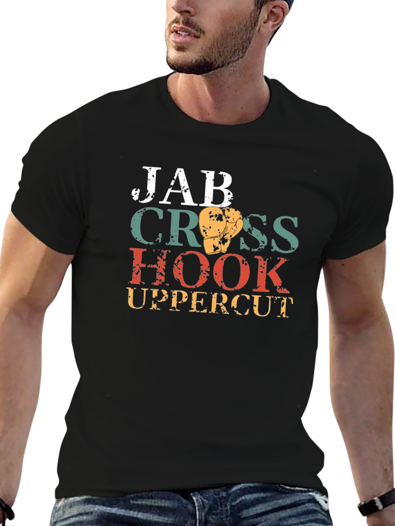 Jab Cross Hook Uppercut Boxing T-Shirt