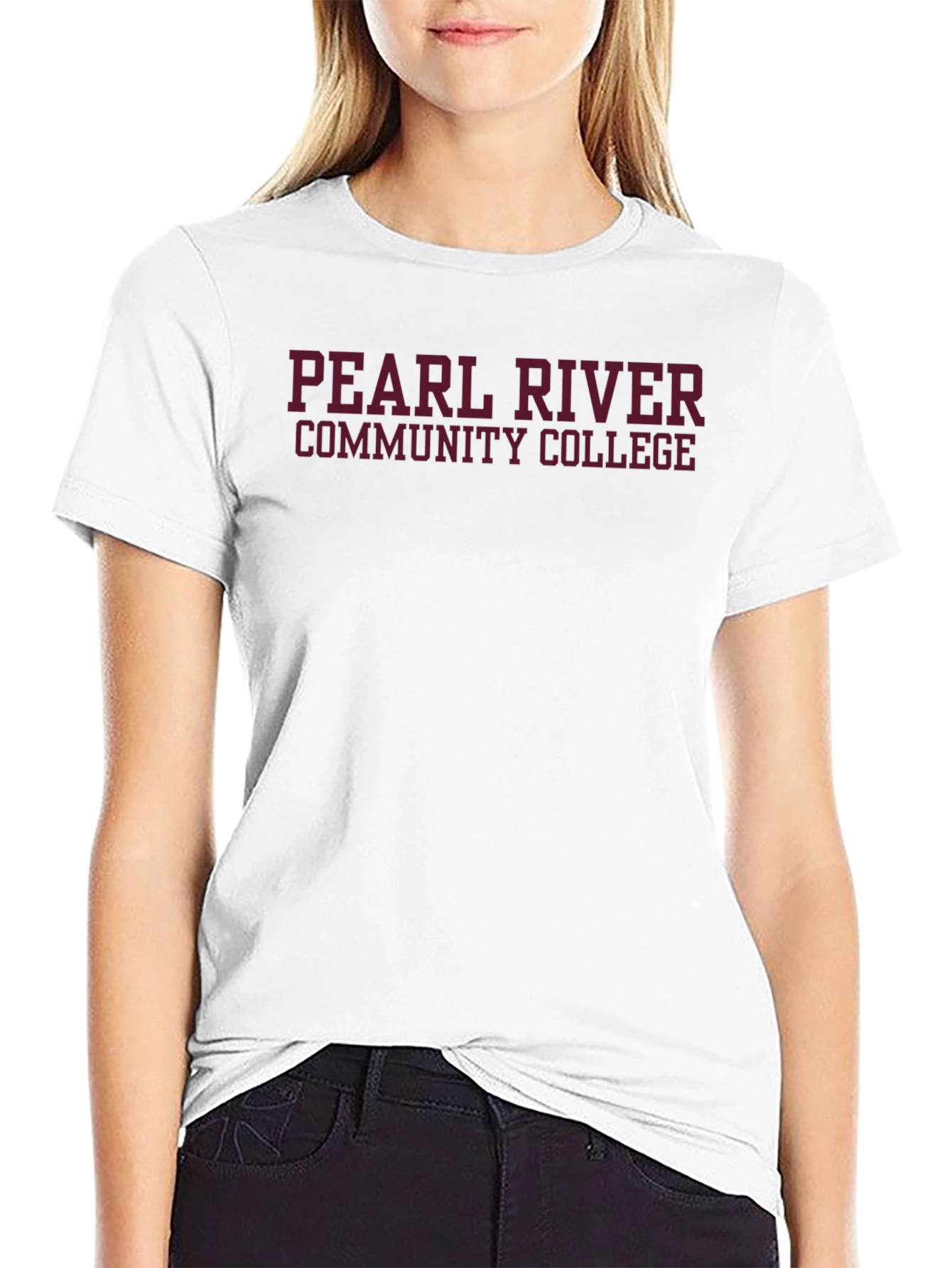 Pearl River Community College T-Shirt - Black