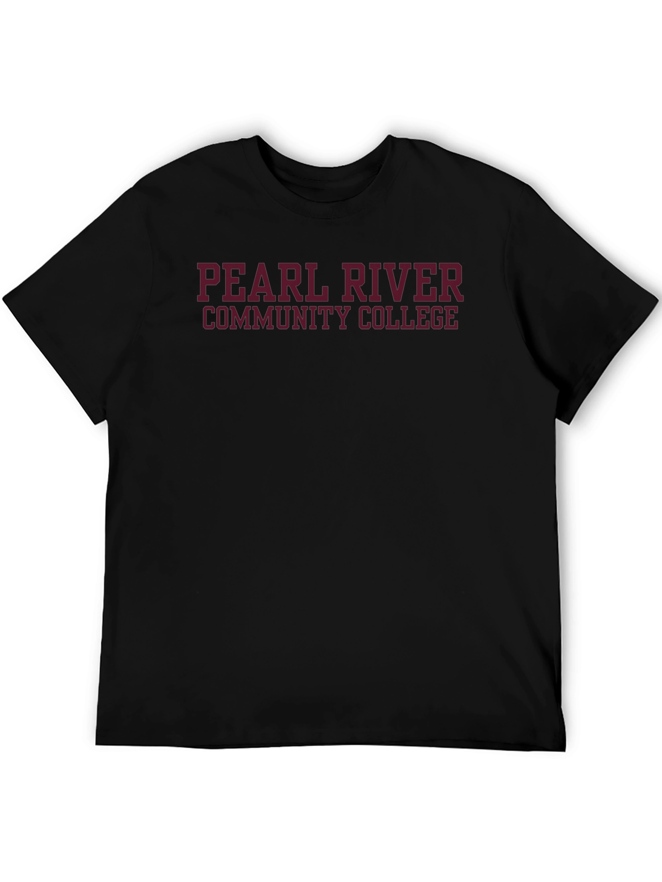 Pearl River Community College T-Shirt - Black