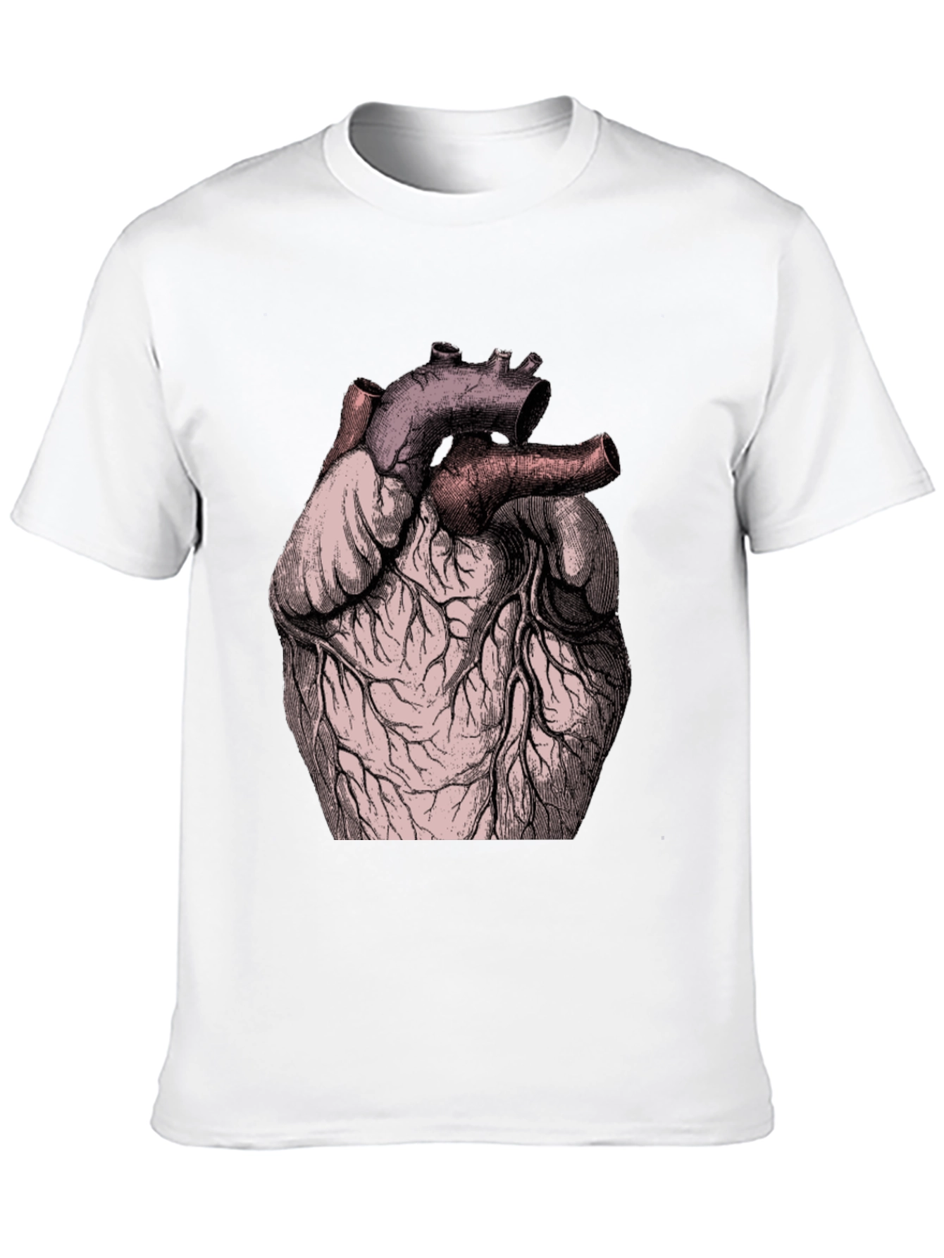 Anatomical Heart Graphic Tee - Black