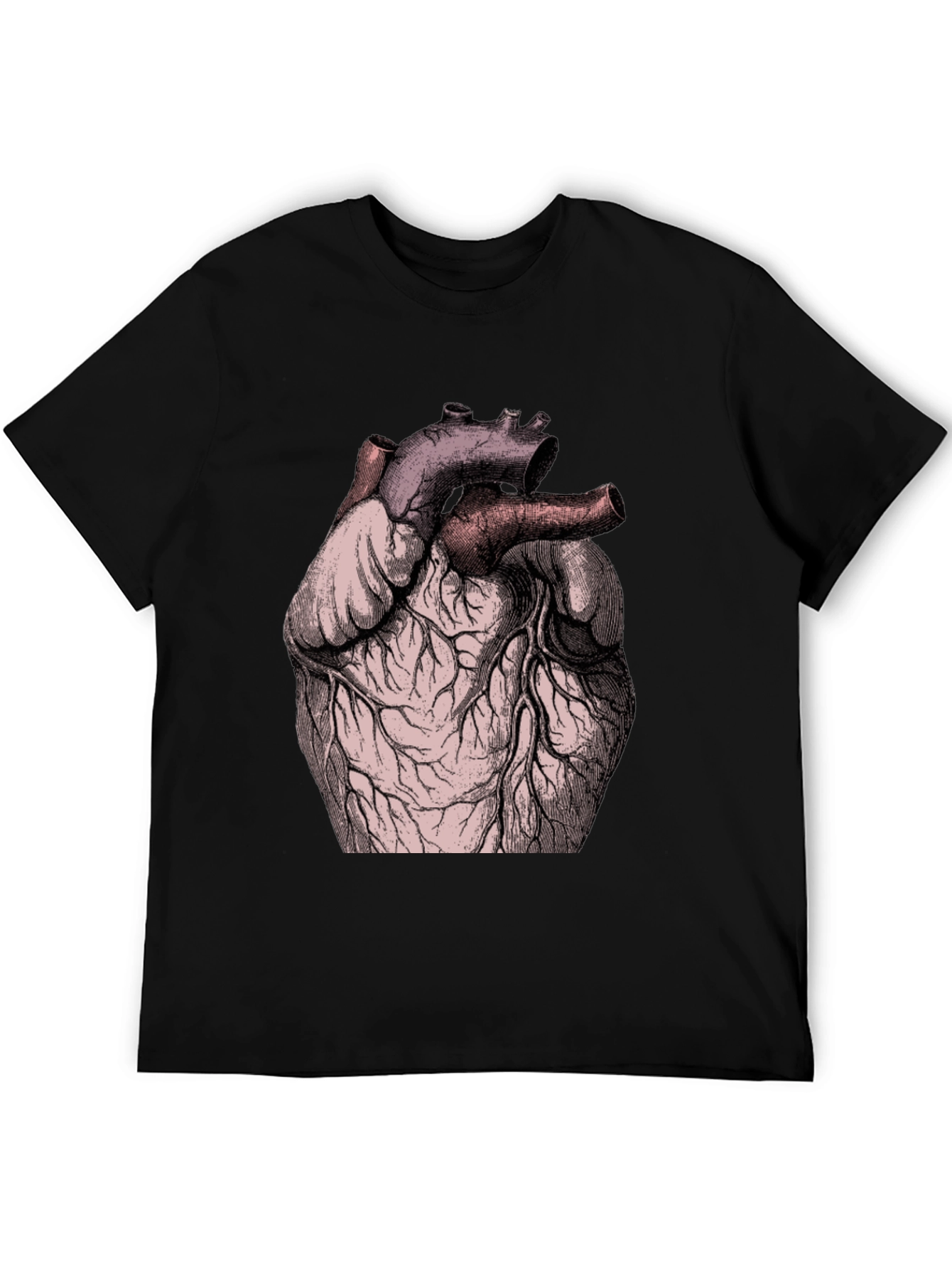 Anatomical Heart Graphic Tee - Black