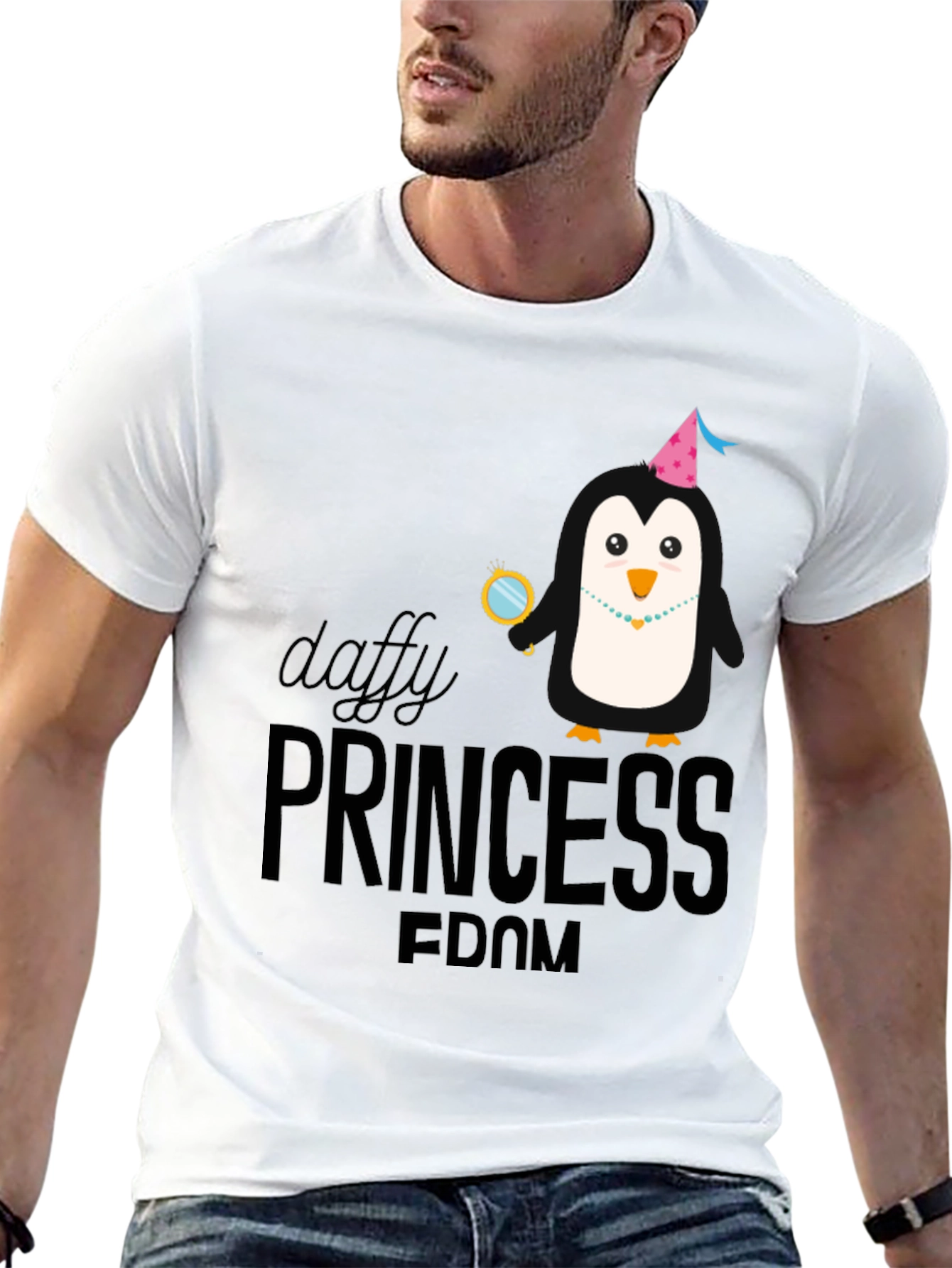 Daffy Princess Dom T-Shirt - Black Graphic Tee