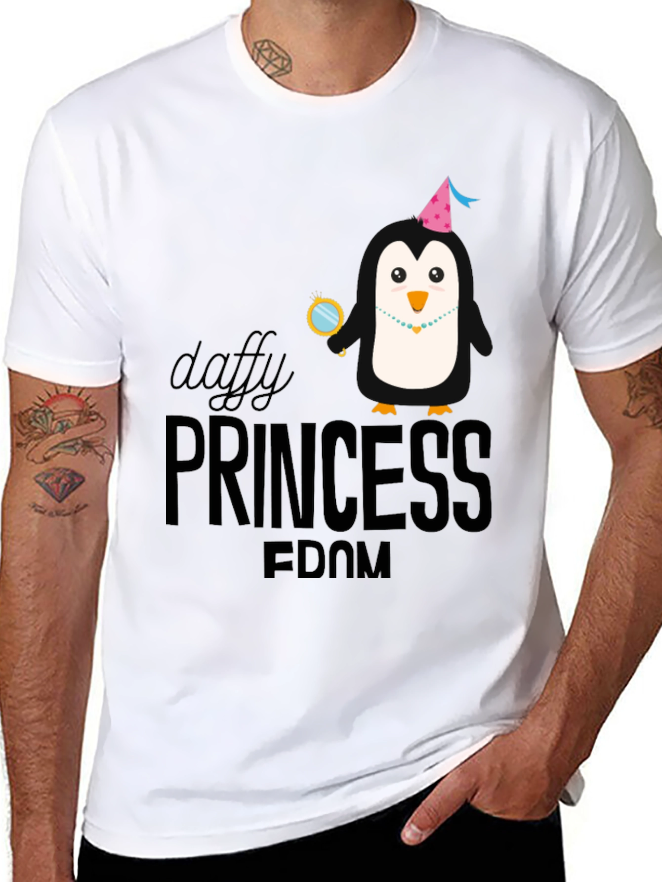 Daffy Princess Dom T-Shirt - Black Graphic Tee