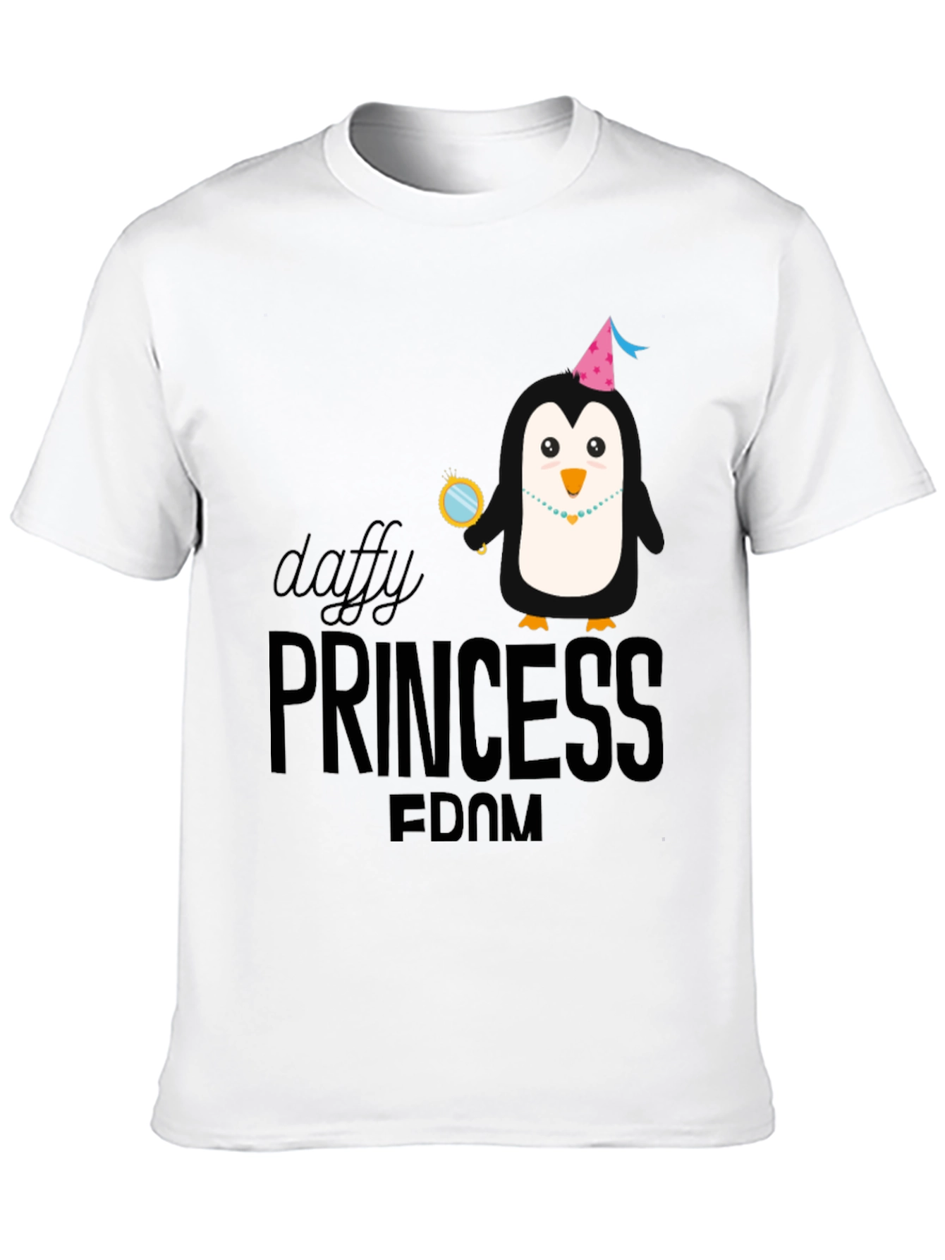 Daffy Princess Dom T-Shirt - Black Graphic Tee