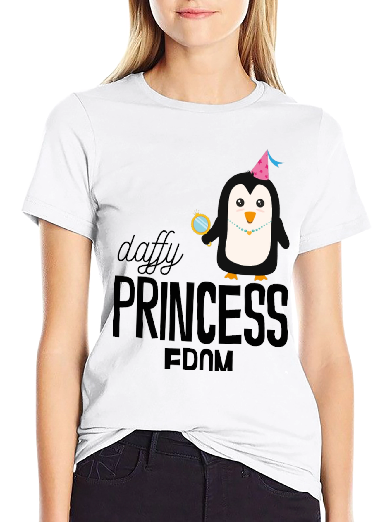 Daffy Princess Dom T-Shirt - Black Graphic Tee