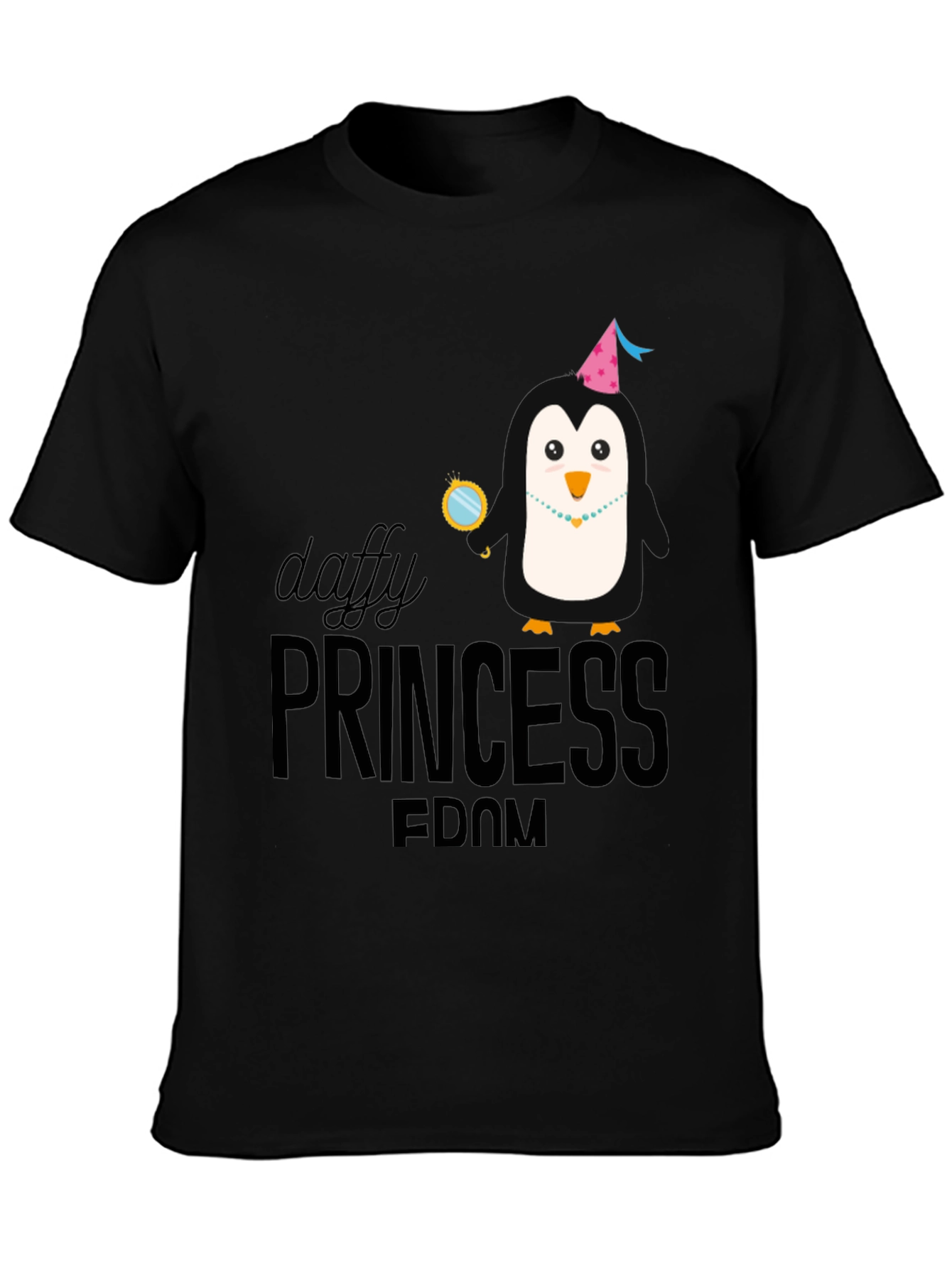 Daffy Princess Dom T-Shirt - Black Graphic Tee