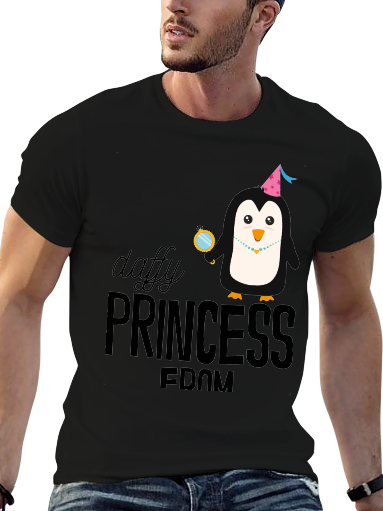 Daffy Princess Dom T-Shirt - Black Graphic Tee