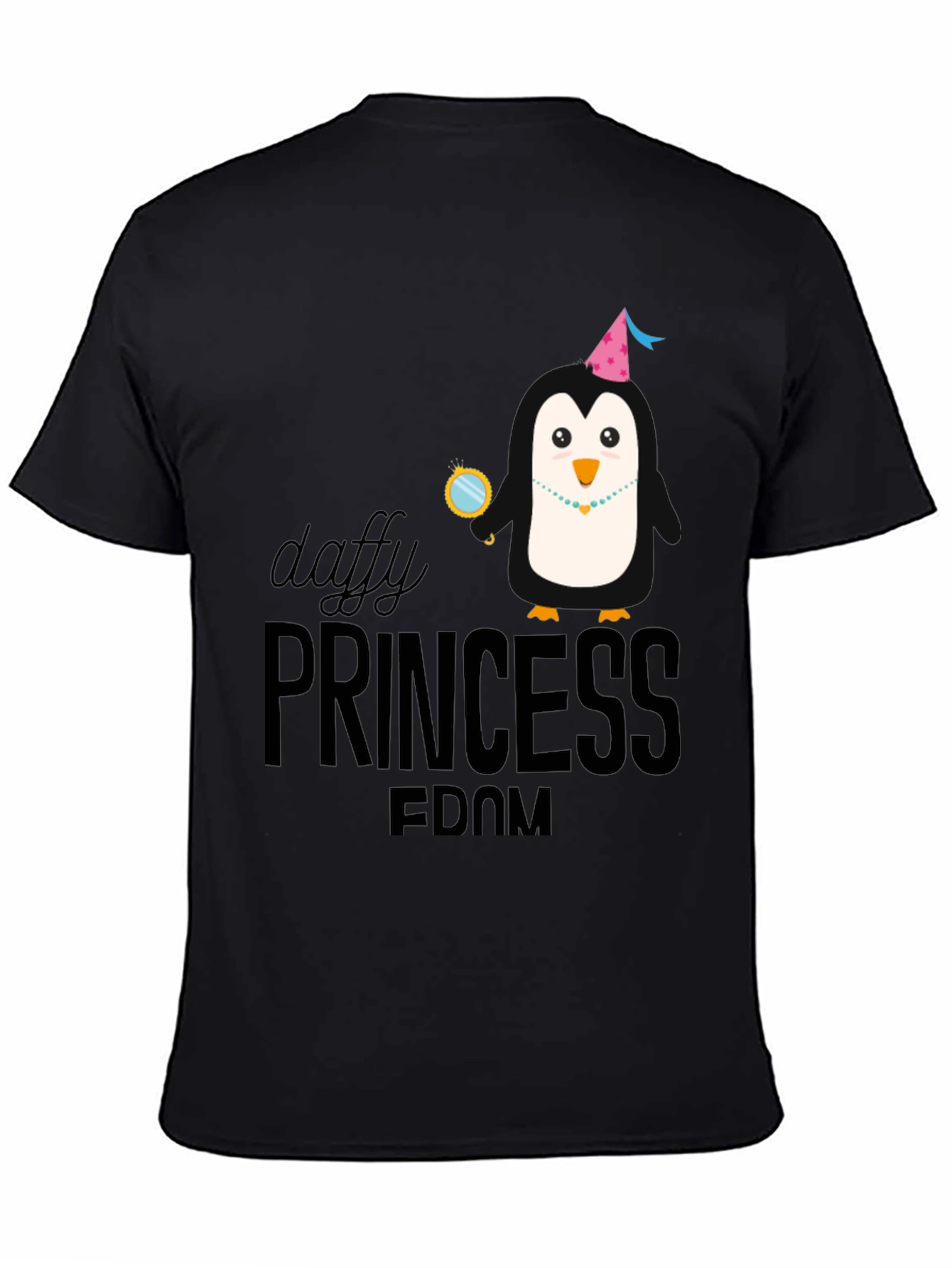 Daffy Princess Dom T-Shirt - Black Graphic Tee