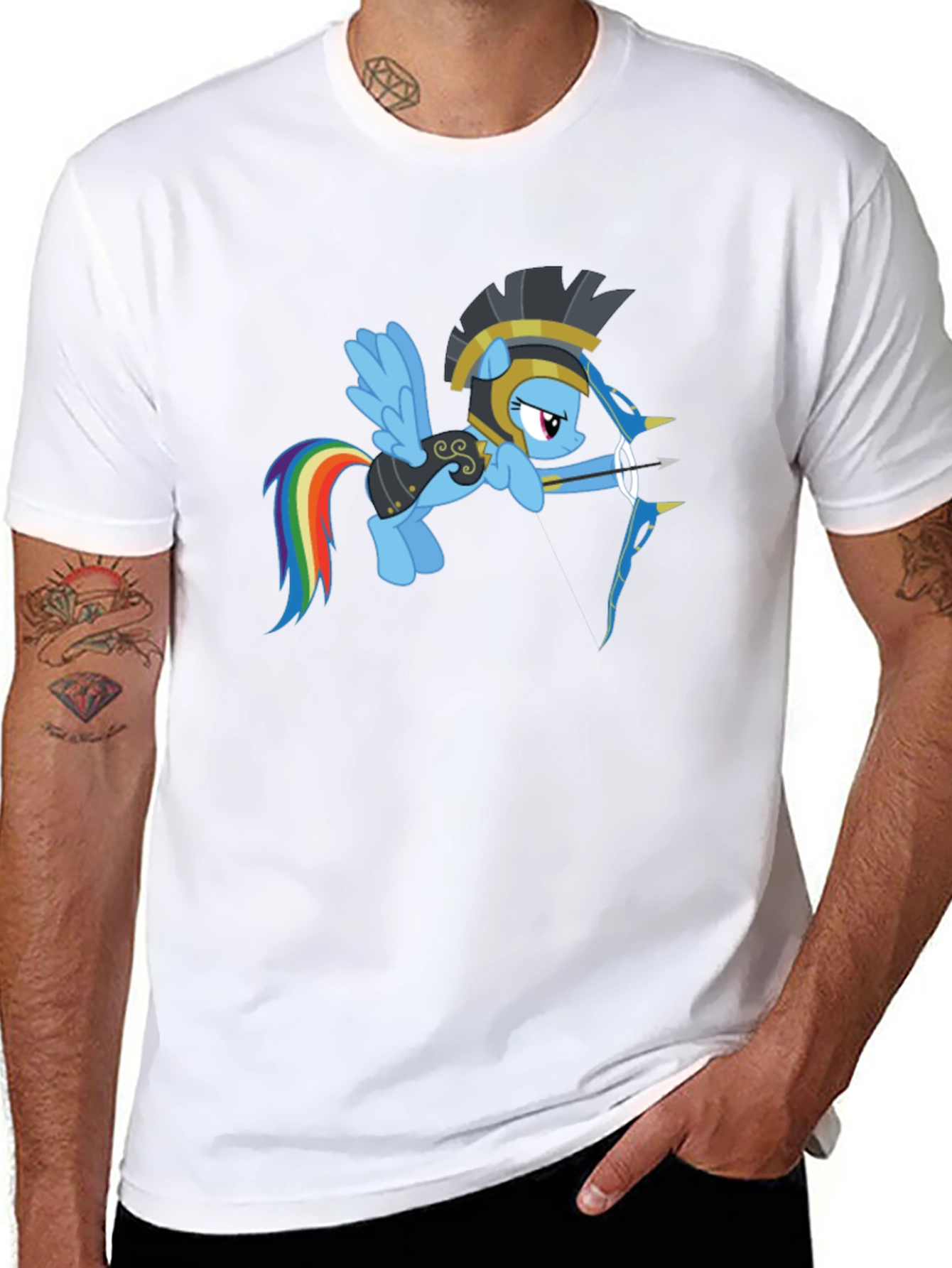 MLP Rainbow Dash Archer Graphic Tee