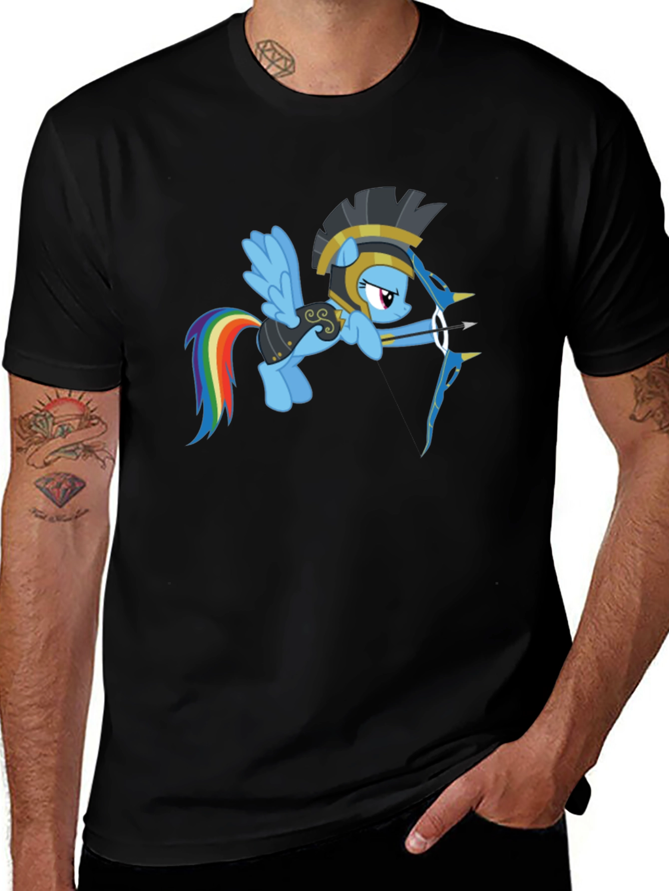 MLP Rainbow Dash Archer Graphic Tee