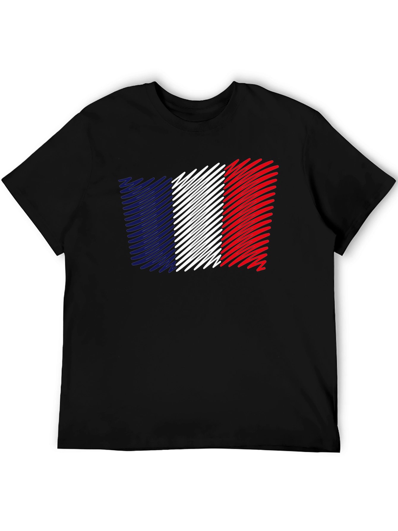 French Flag Scribble Tee