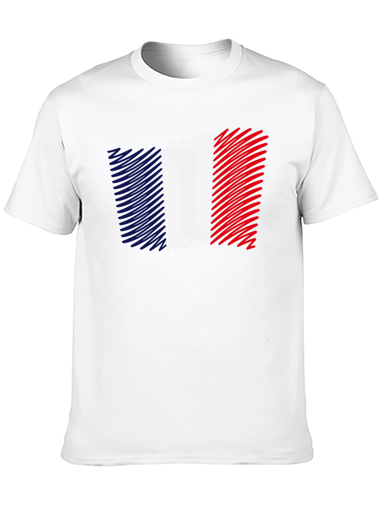 French Flag Scribble Tee