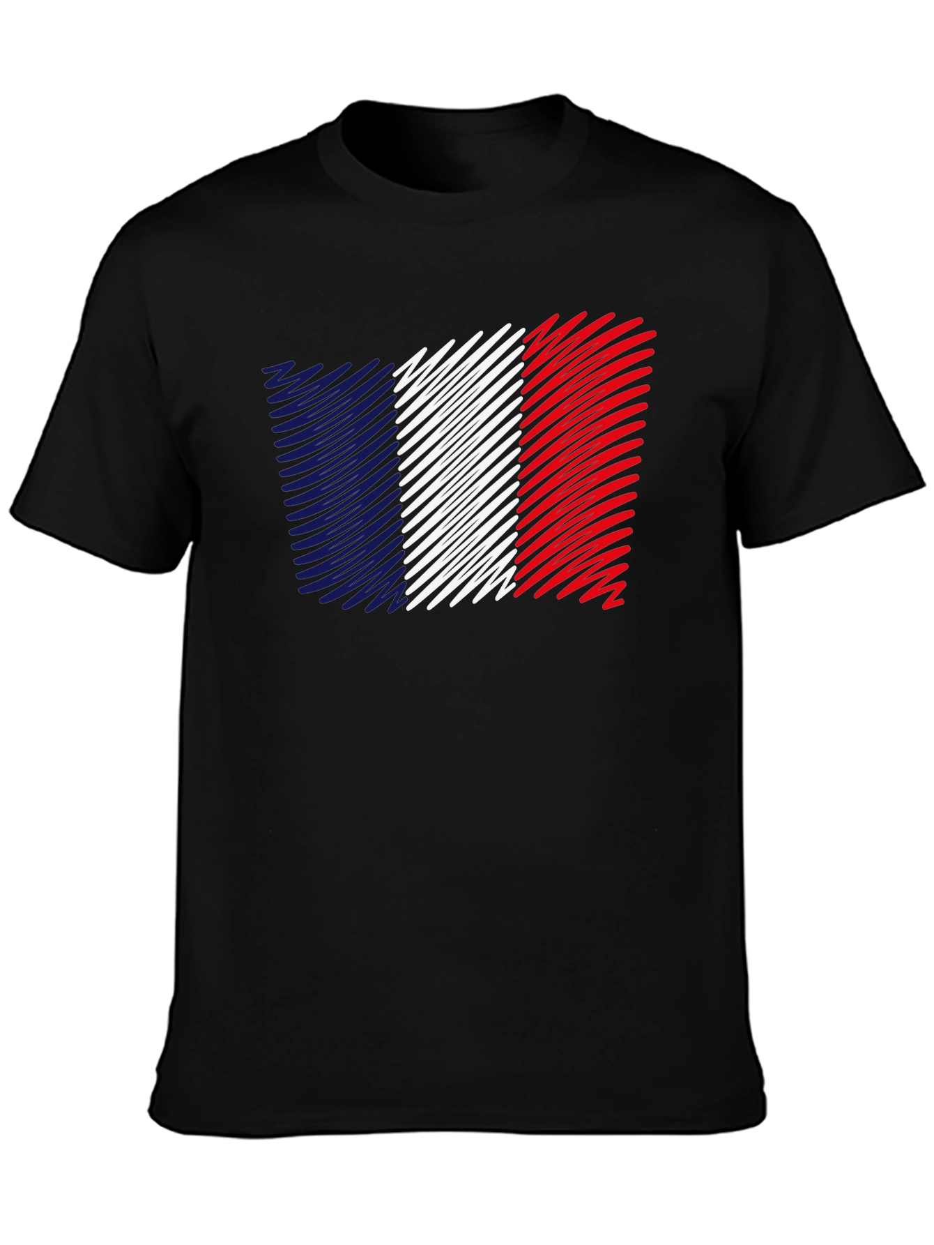 French Flag Scribble Tee