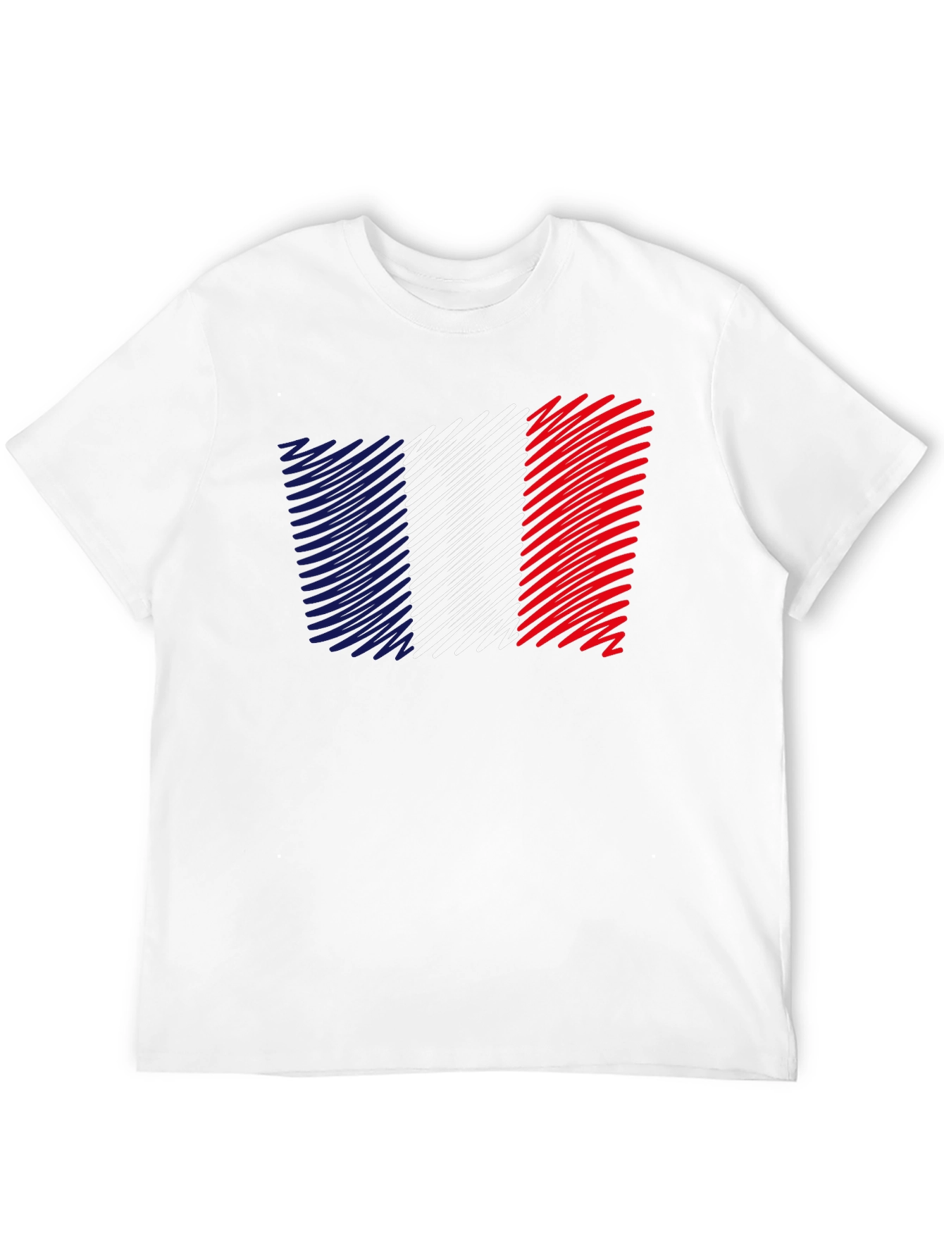 French Flag Scribble Tee