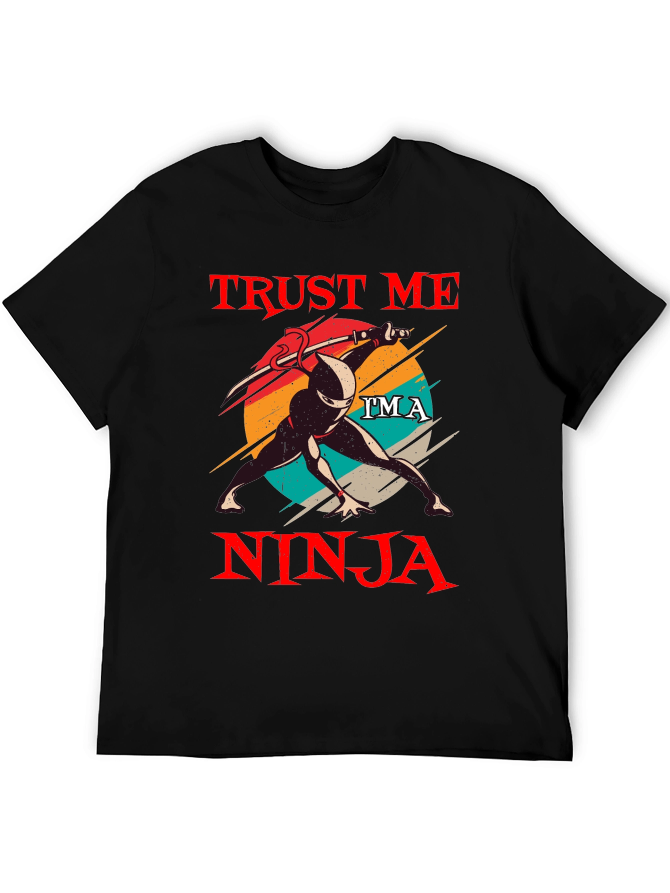 Trust Me Im A Ninja Black T-Shirt