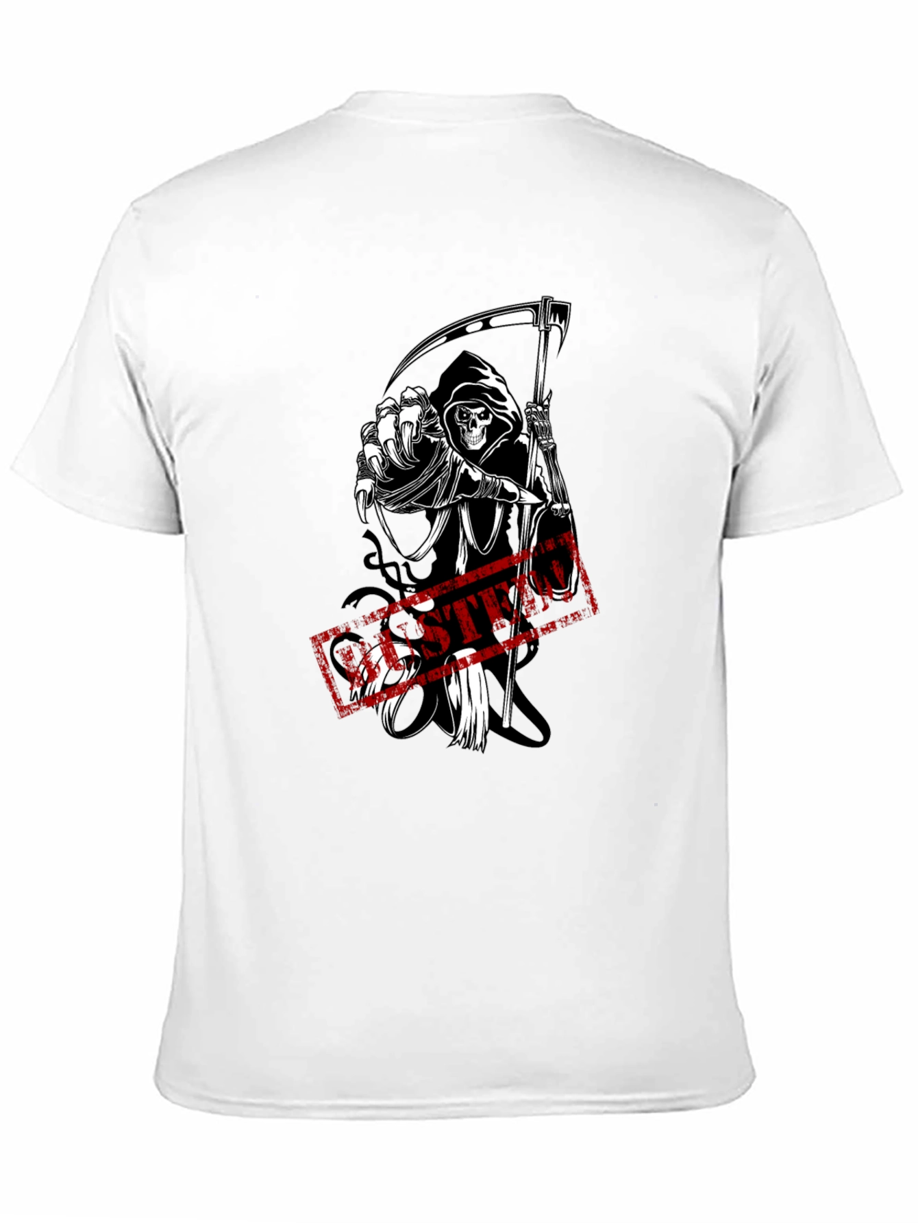 Grim Reaper Graphic Black T-Shirt
