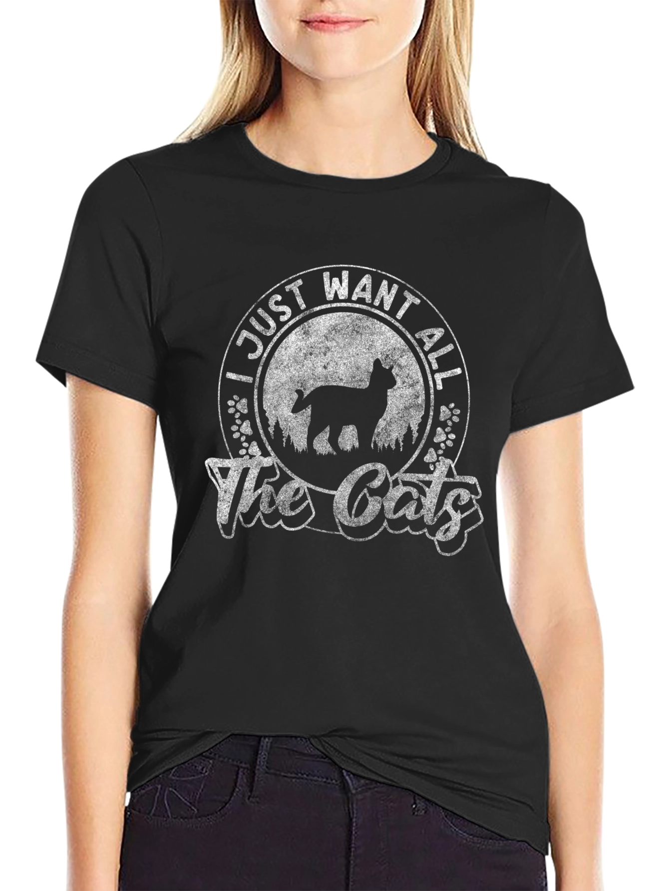 I Just Want All The Cats Graphic T-Shirt