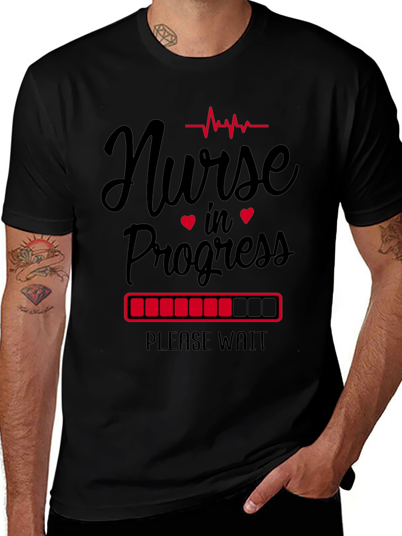 Nurse in Progress Graphic Tee