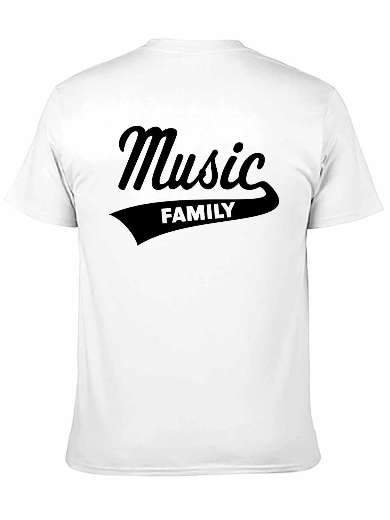 Music Family Black T-Shirt