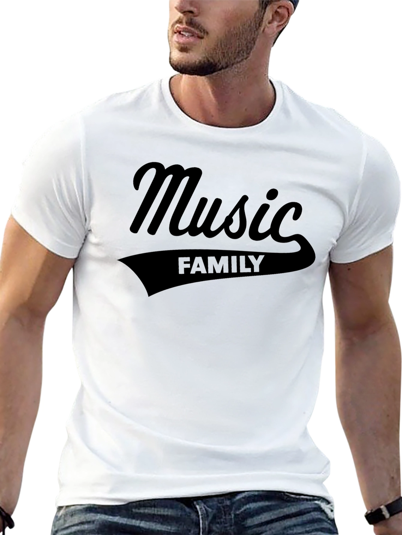 Music Family Black T-Shirt