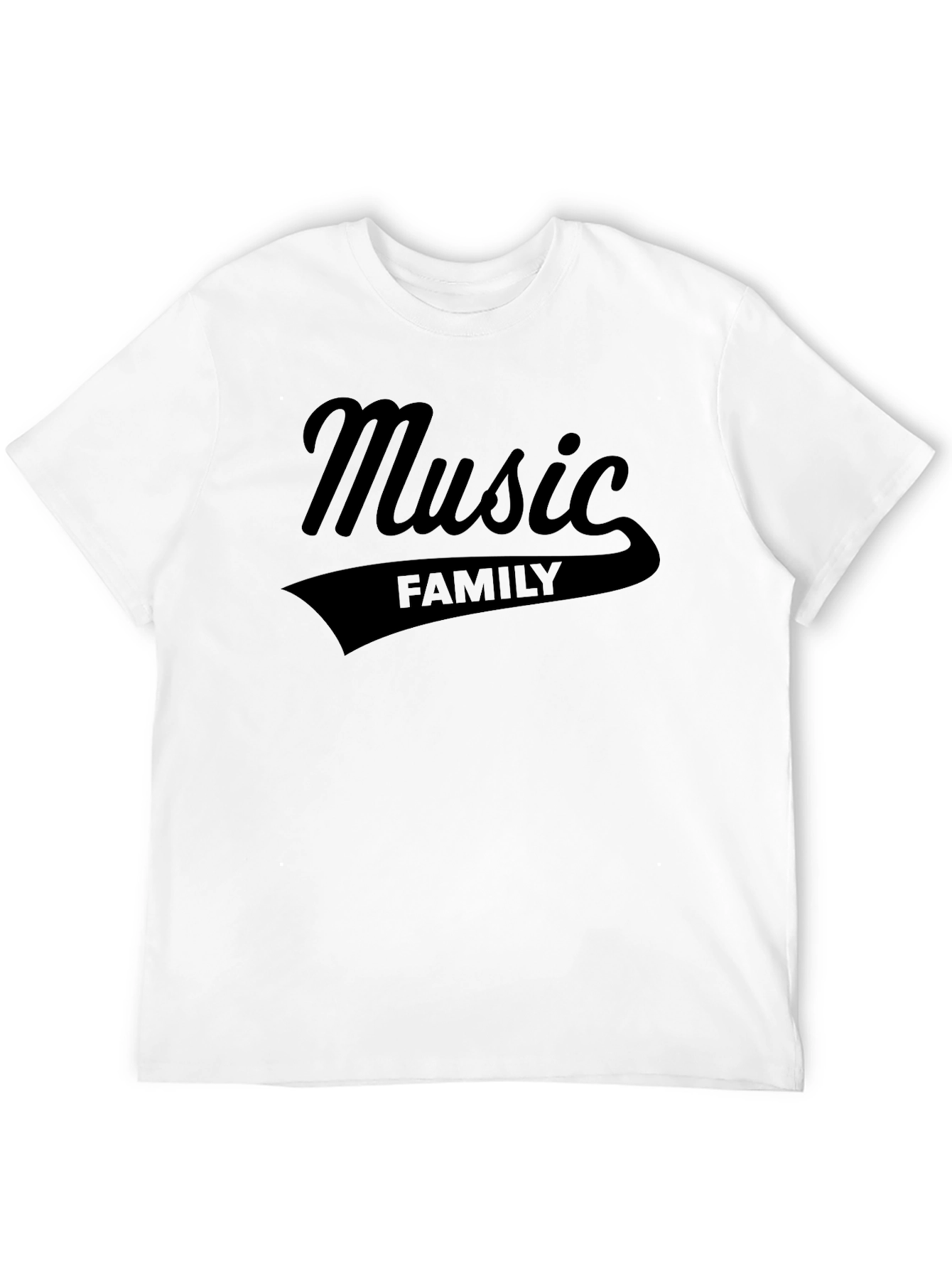 Music Family Black T-Shirt