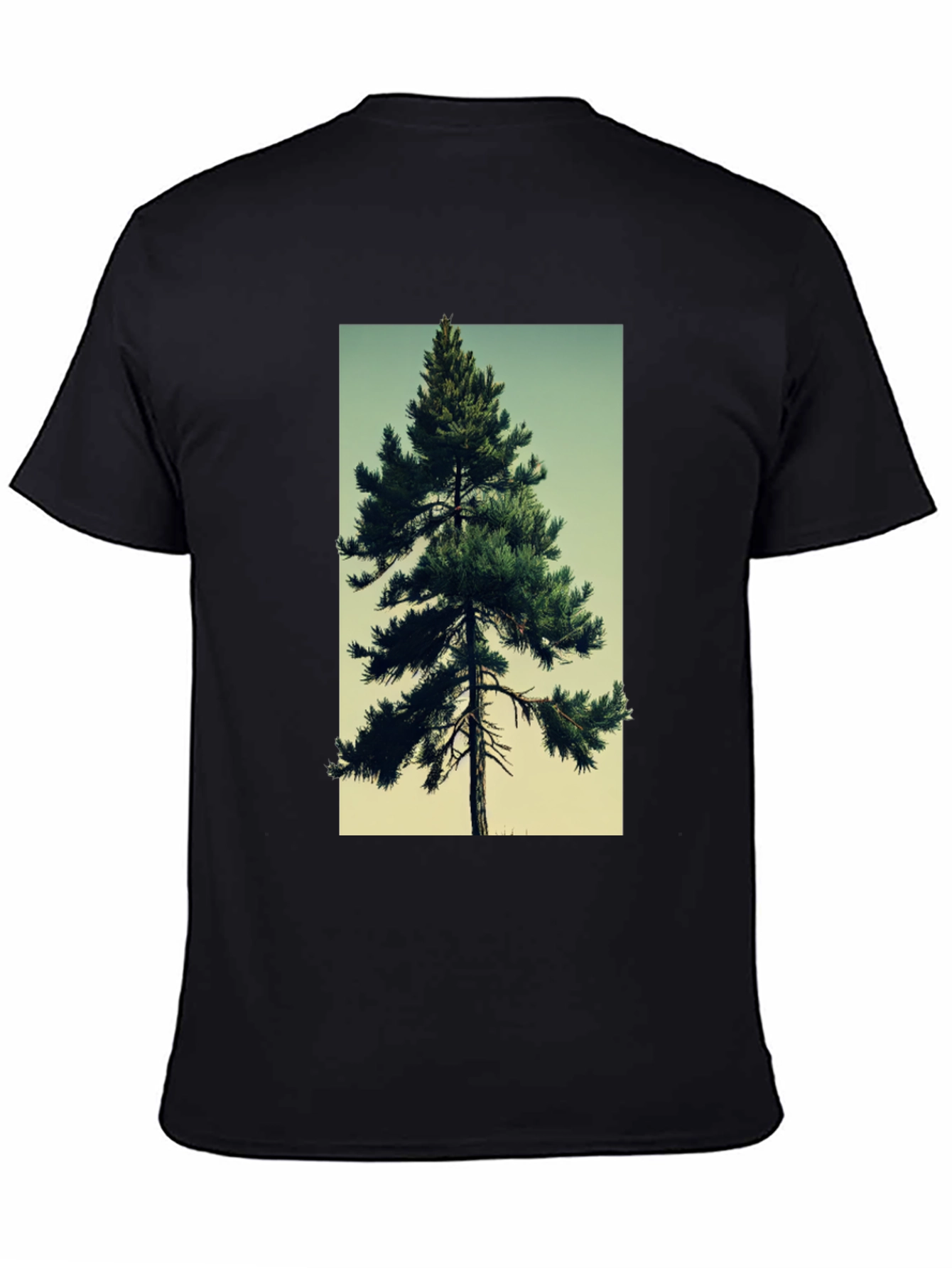 Evergreen Tree Graphic Tee - Nature Lovers T-Shirt