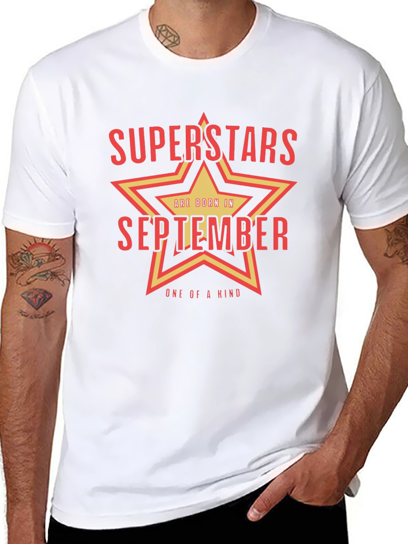 Superstars Are Born in September T-Shirt