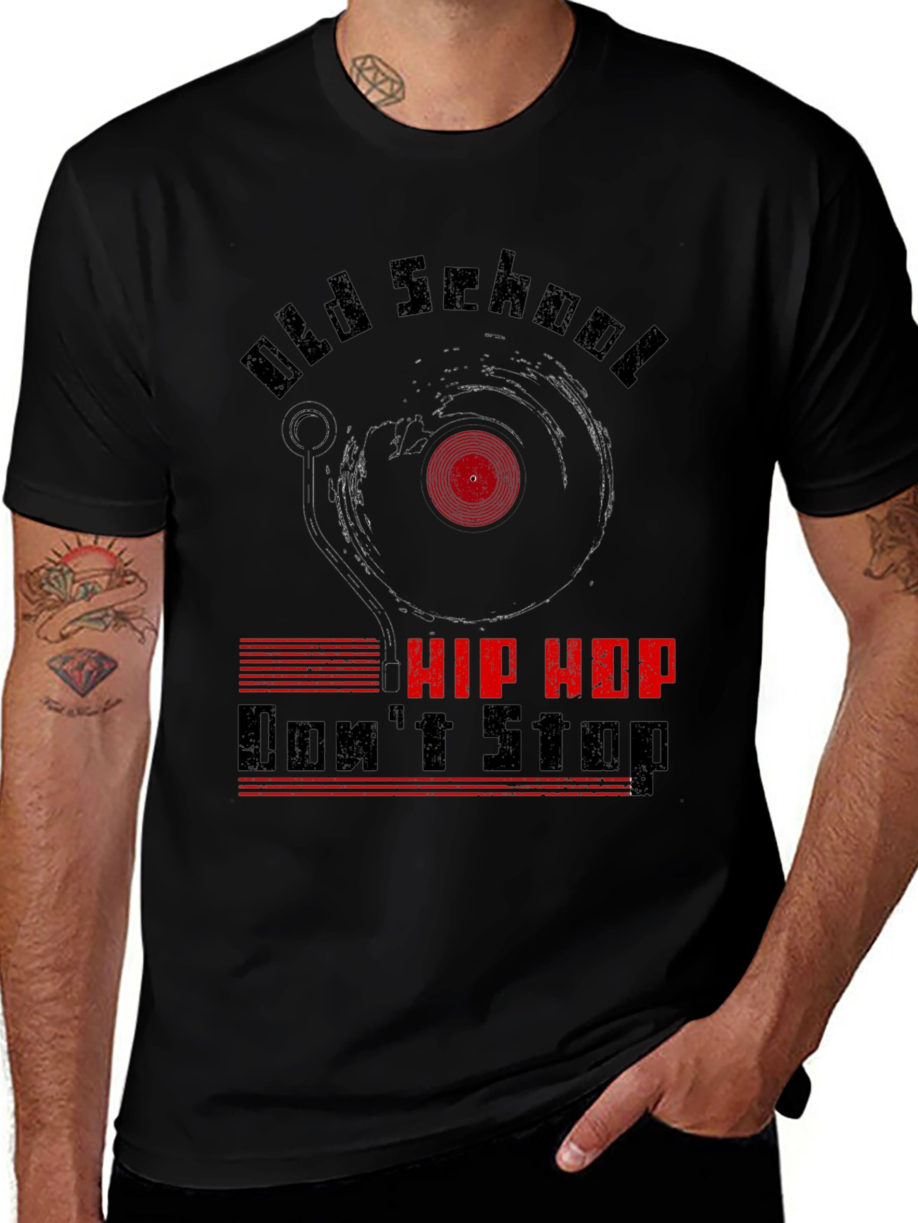 Old School Hip Hop Graphic T-Shirt