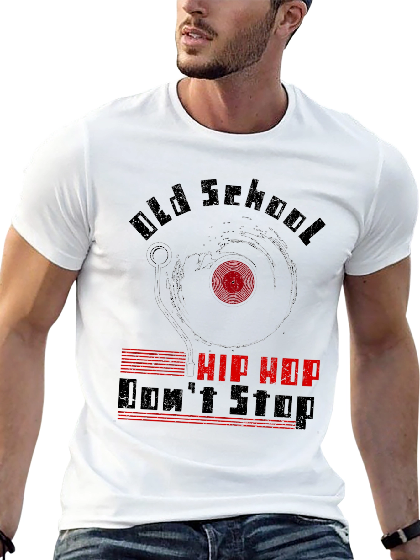 Old School Hip Hop Graphic T-Shirt