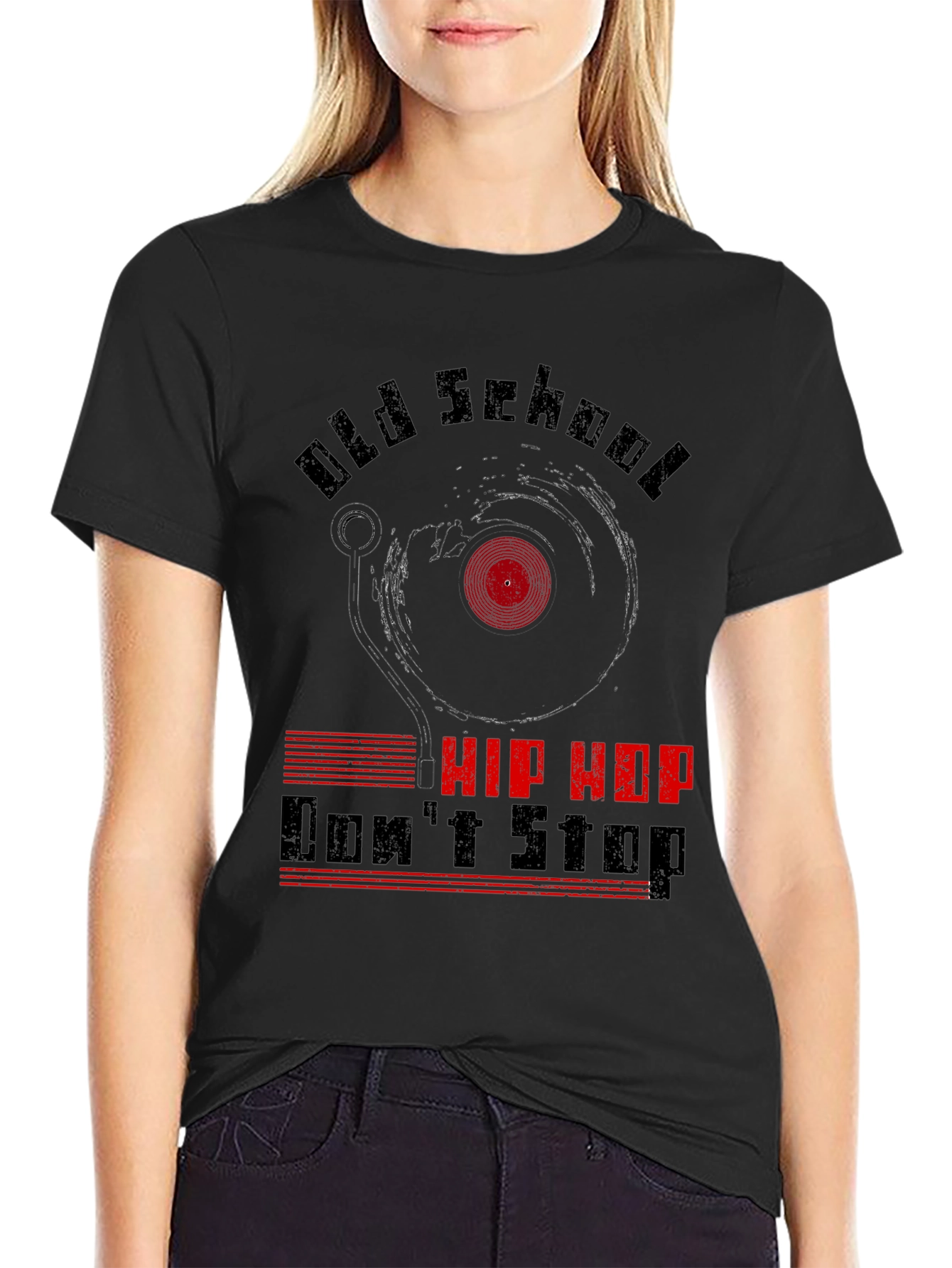Old School Hip Hop Graphic T-Shirt
