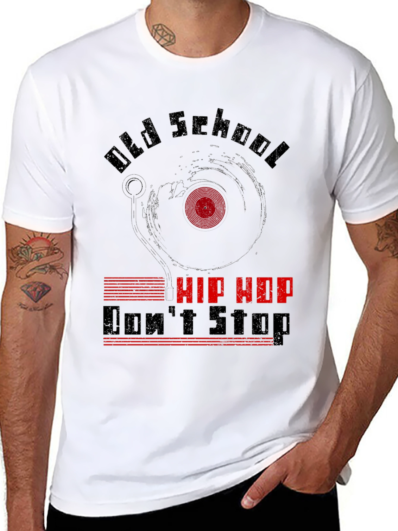 Old School Hip Hop Graphic T-Shirt