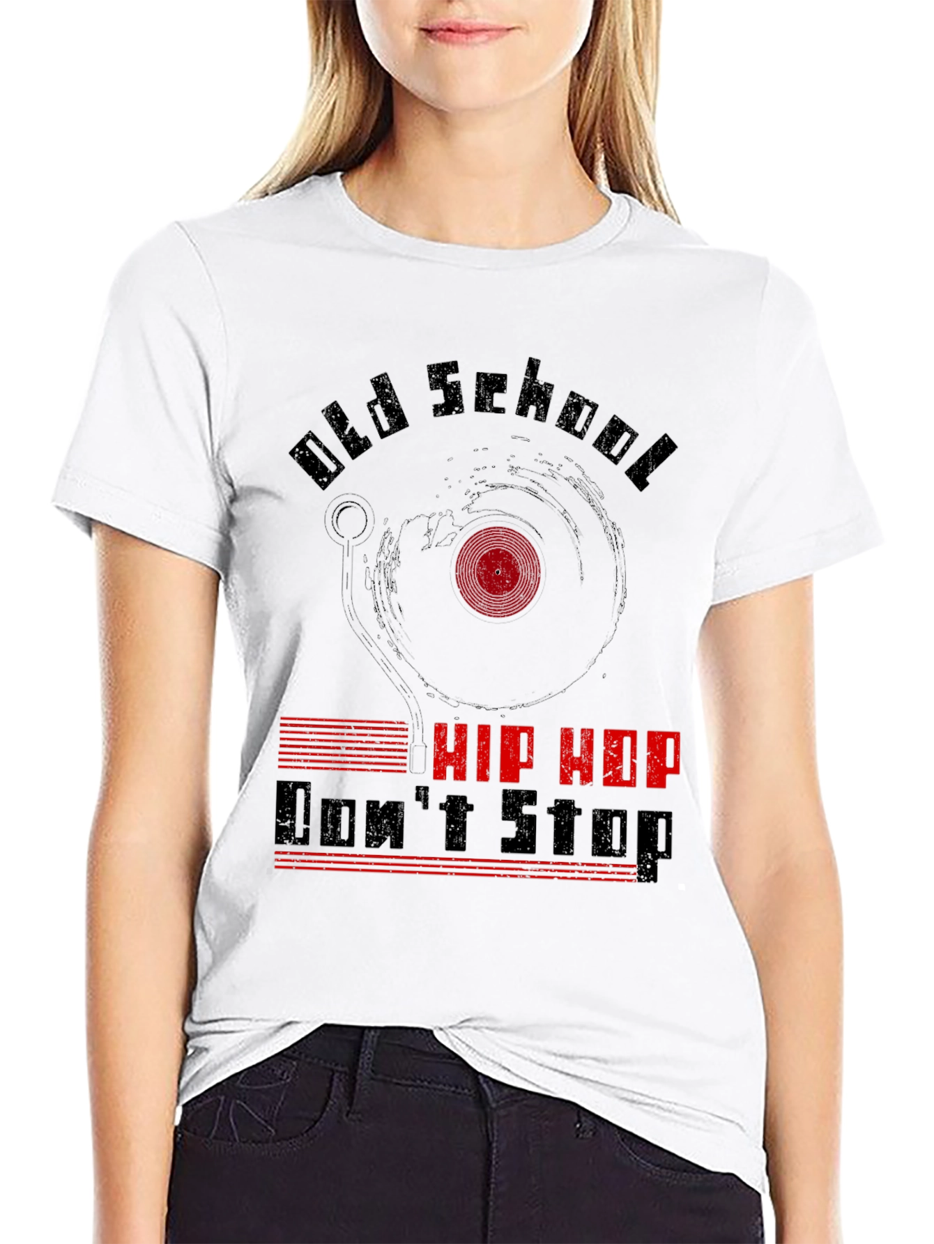Old School Hip Hop Graphic T-Shirt