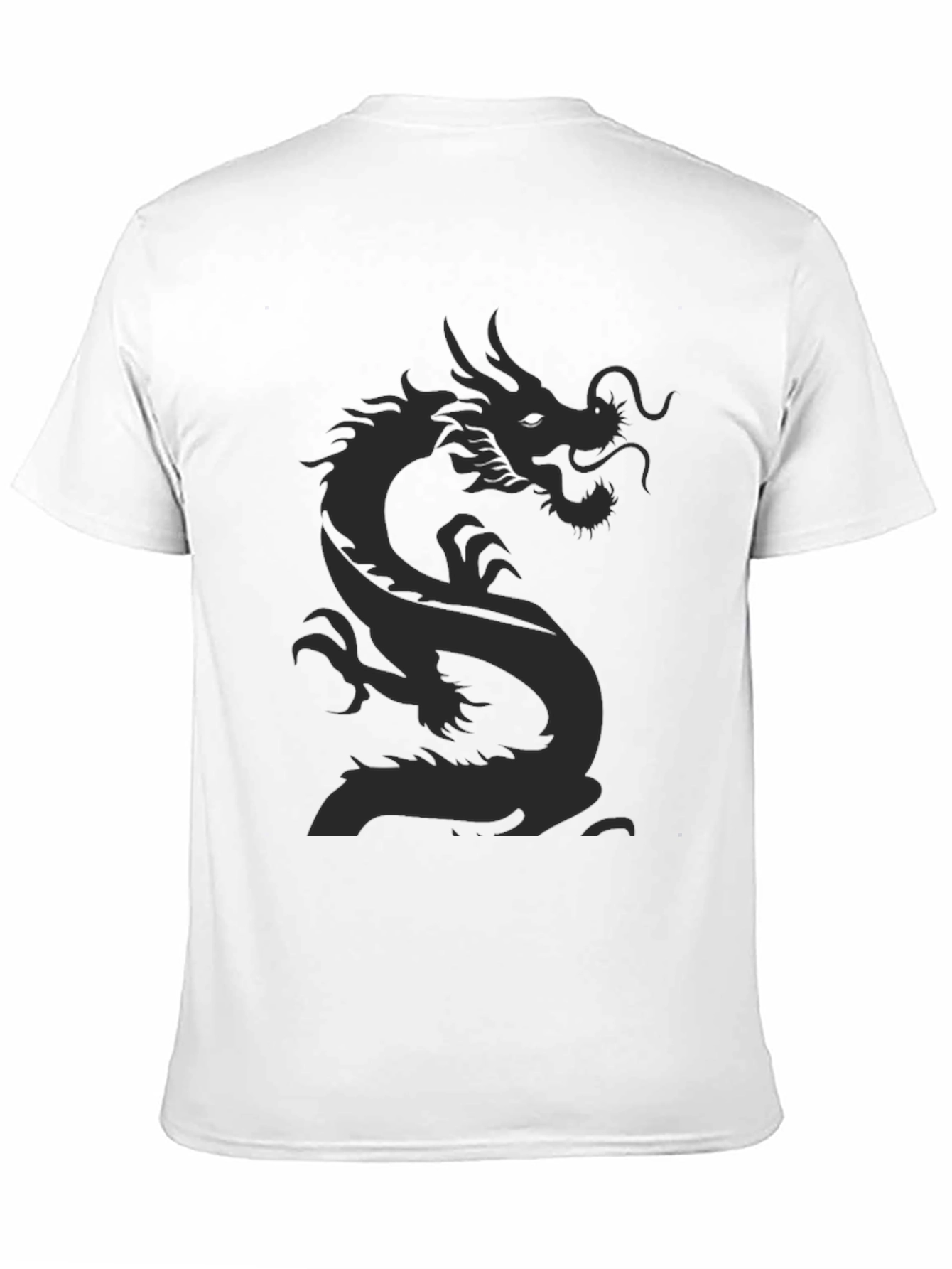 Dragon Graphic Black Tee - Stylish Mens T-Shirt