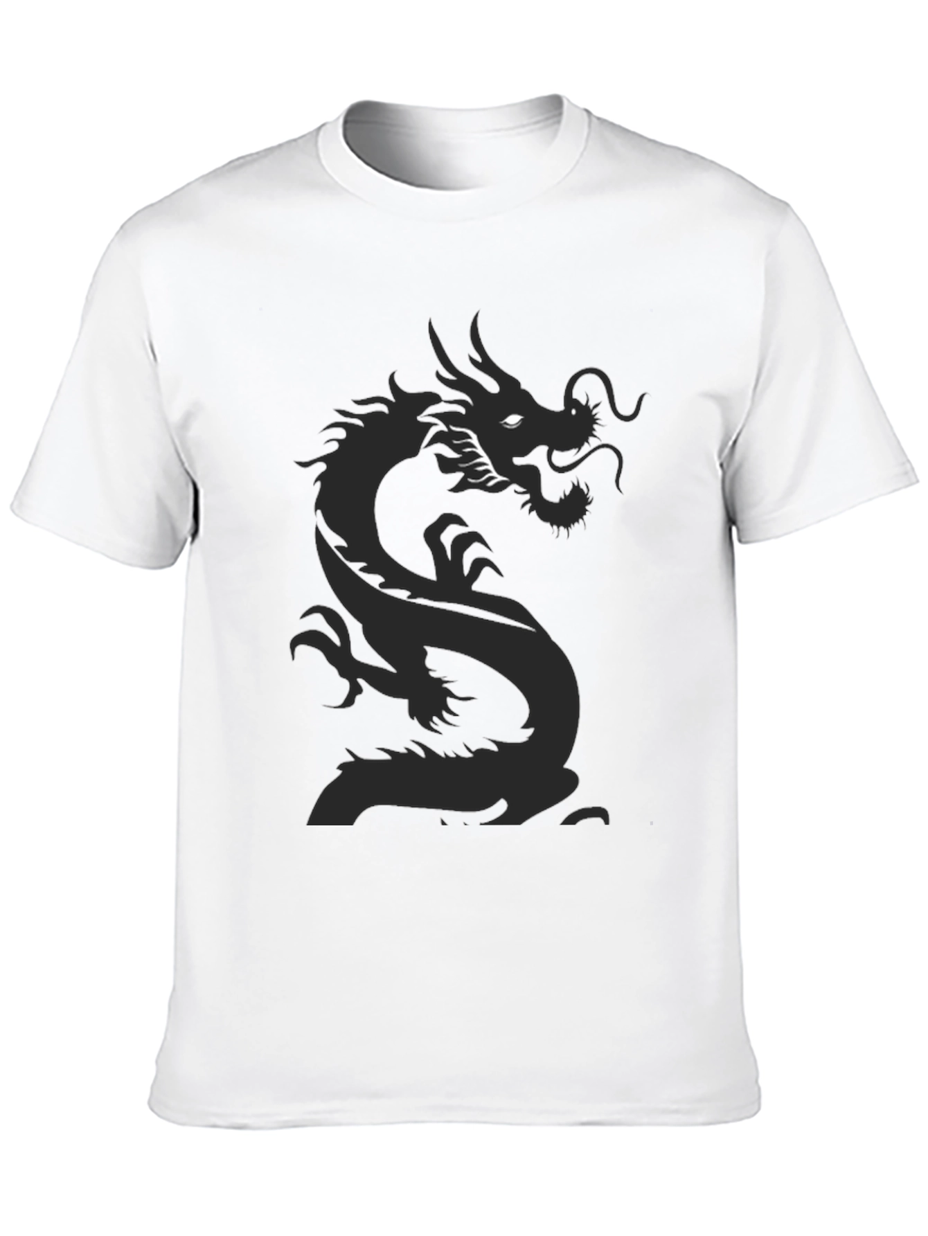 Dragon Graphic Black Tee - Stylish Mens T-Shirt