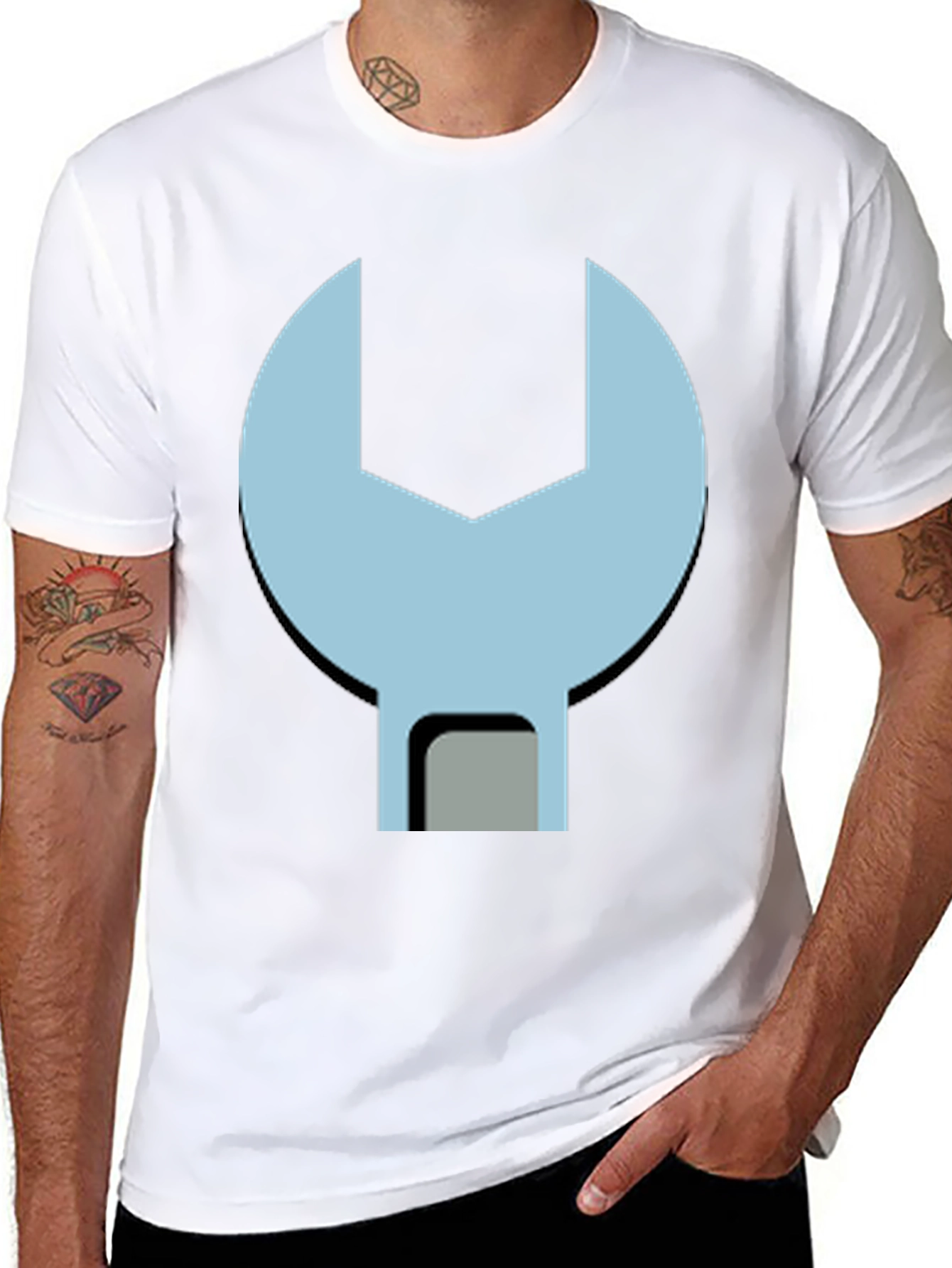 Wrench Graphic Tee - Cool Mechanic Shirt