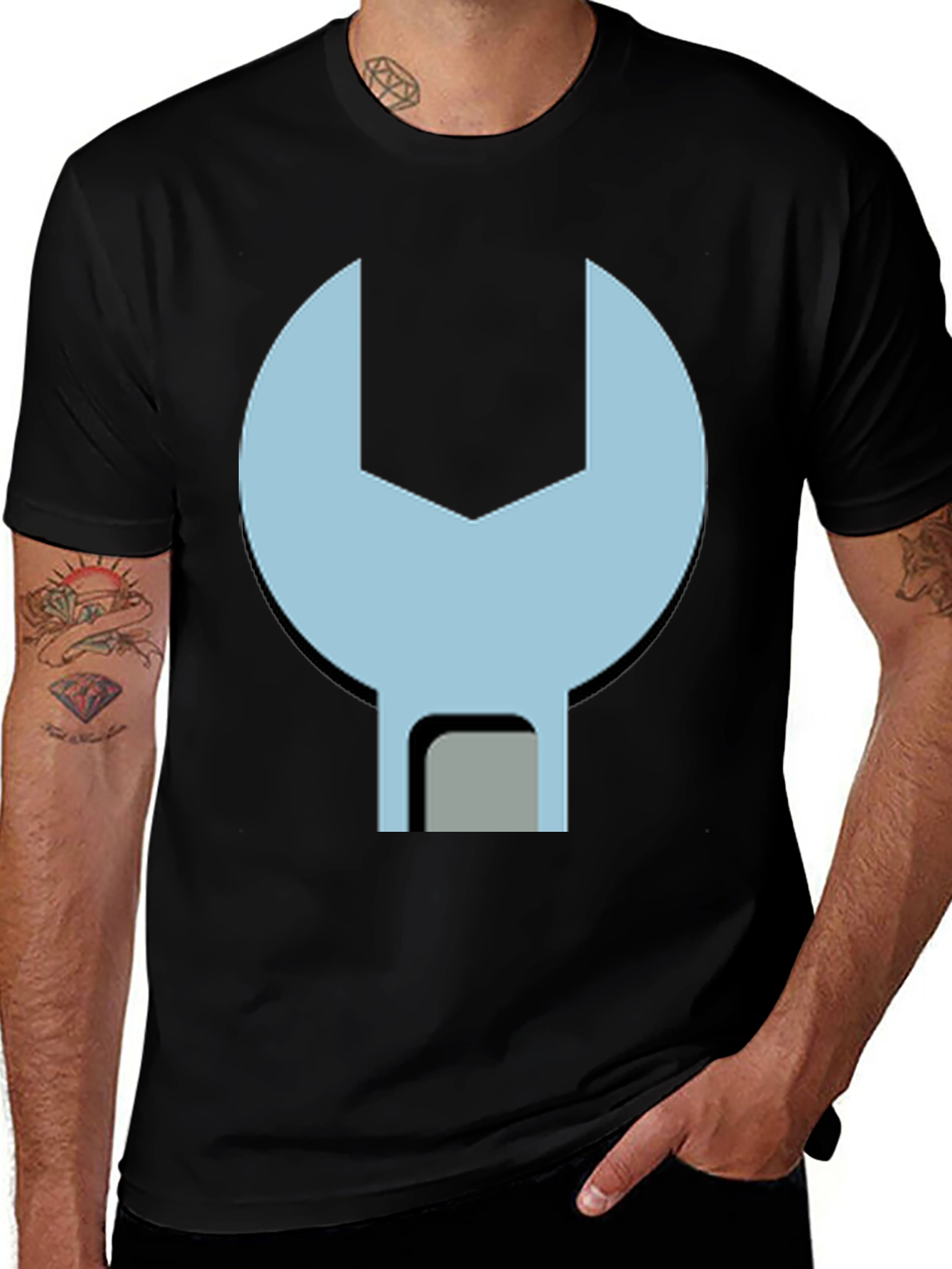 Wrench Graphic Tee - Cool Mechanic Shirt