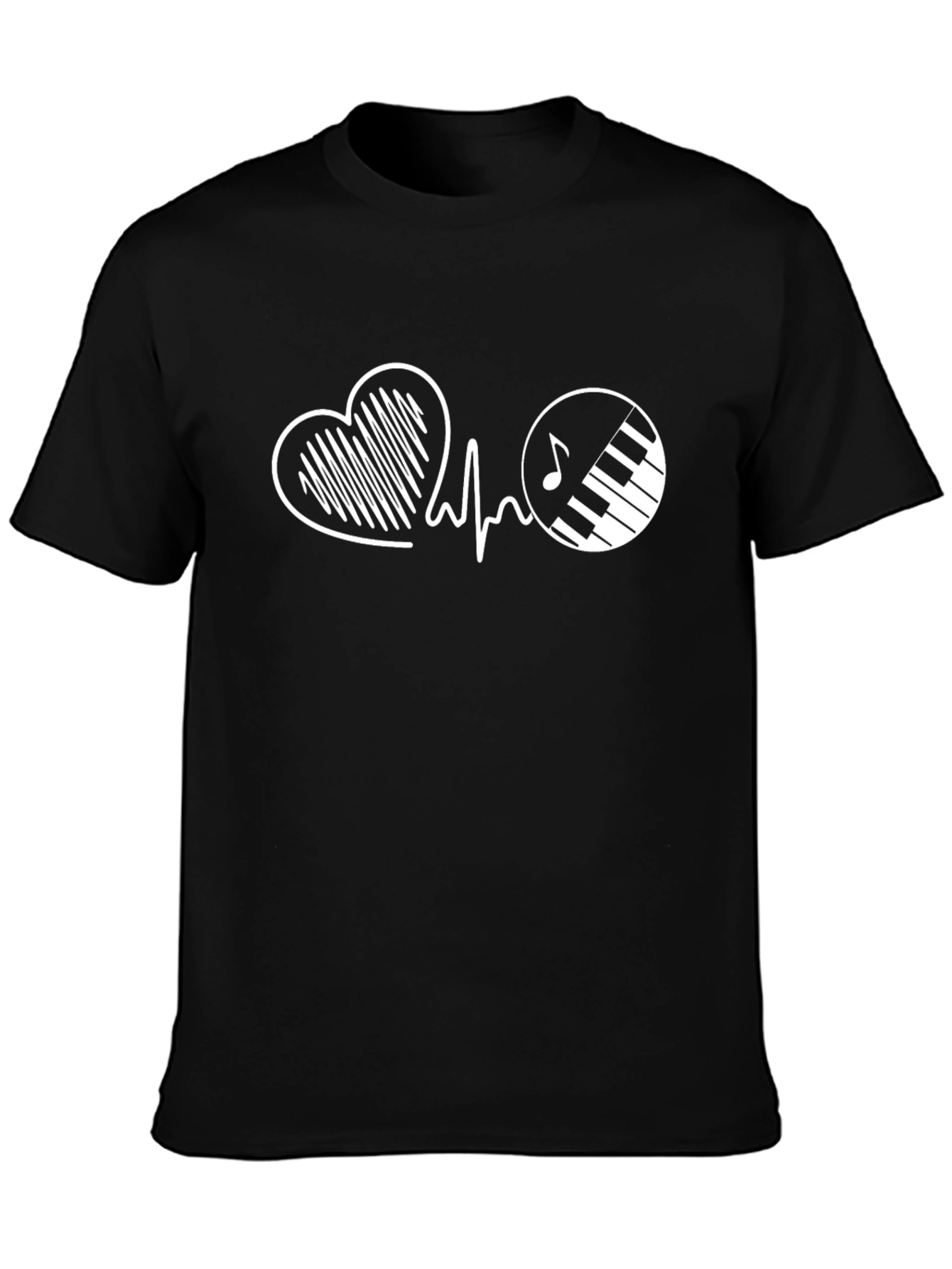 Music Heartbeat Graphic T-Shirt