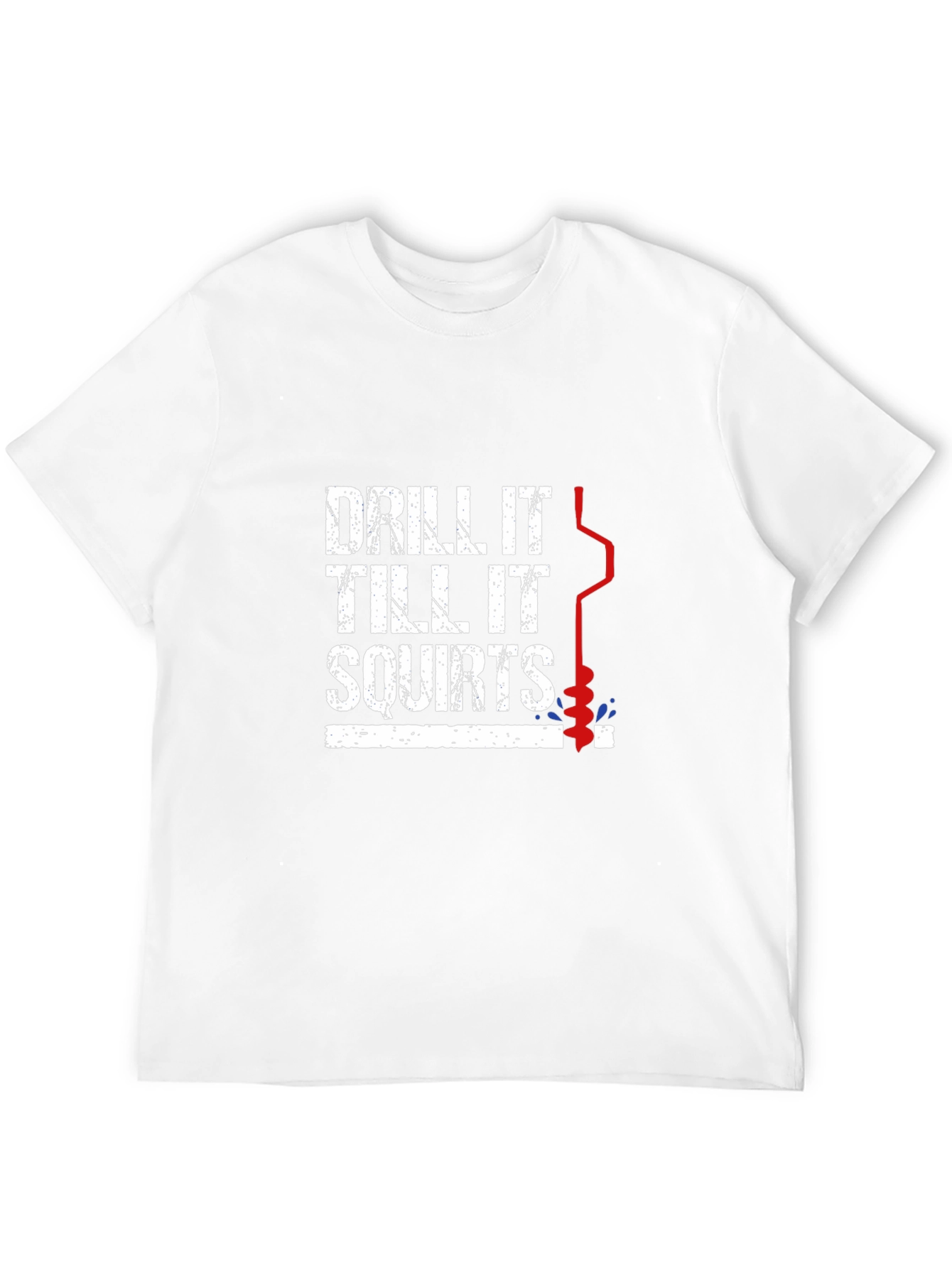 Drill It Ice Fishing Graphic Tee