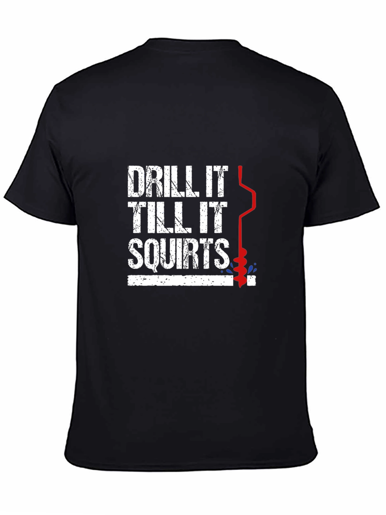 Drill It Ice Fishing Graphic Tee