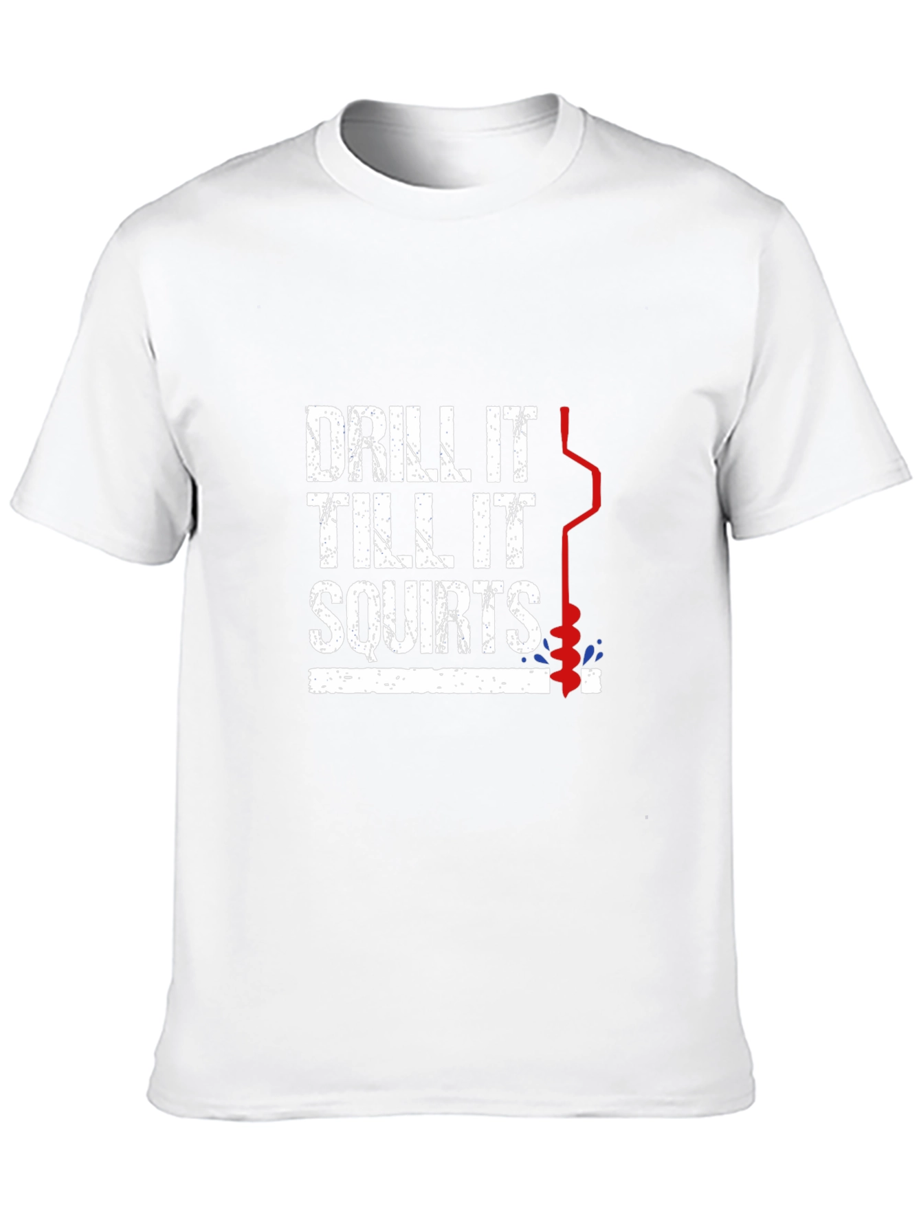 Drill It Ice Fishing Graphic Tee