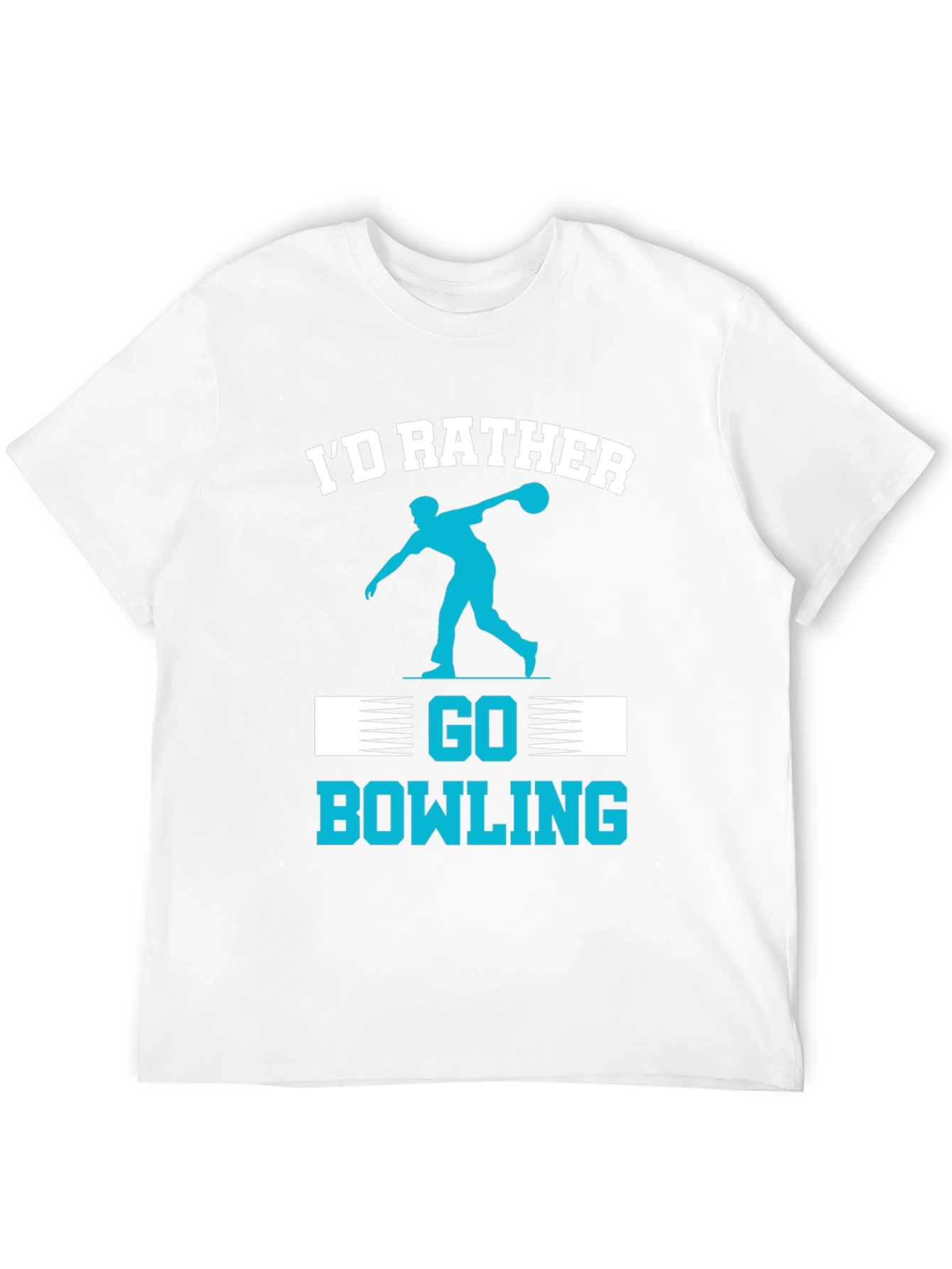 Id Rather Go Bowling Graphic T-Shirt