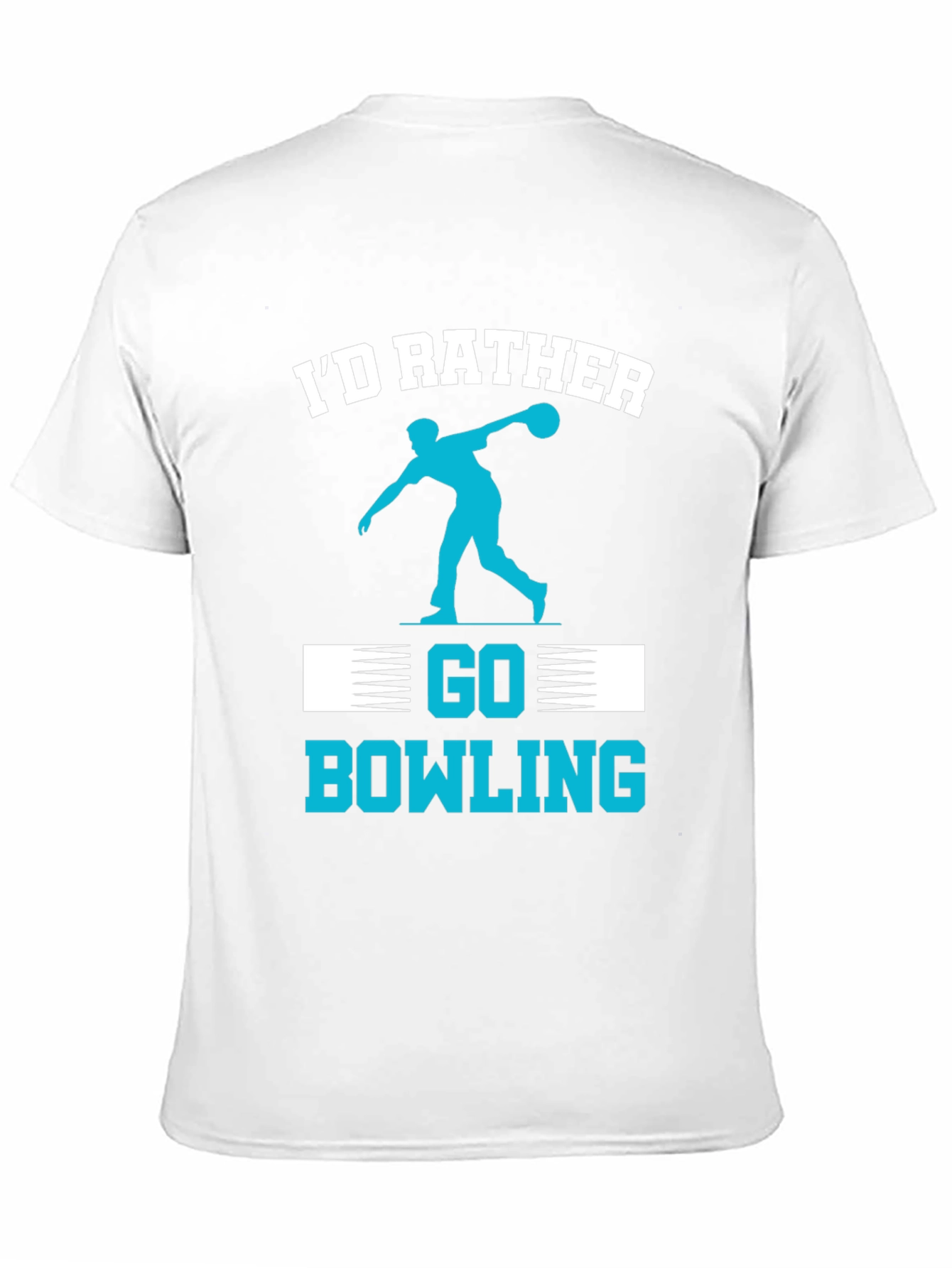 Id Rather Go Bowling Graphic T-Shirt
