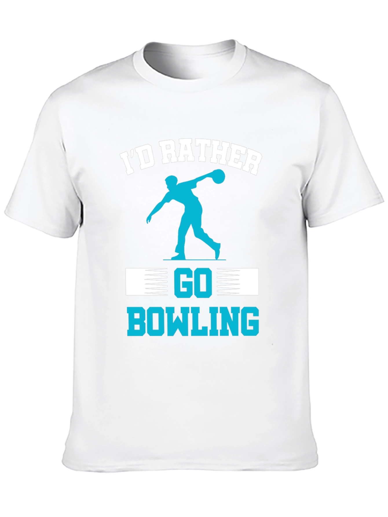 Id Rather Go Bowling Graphic T-Shirt