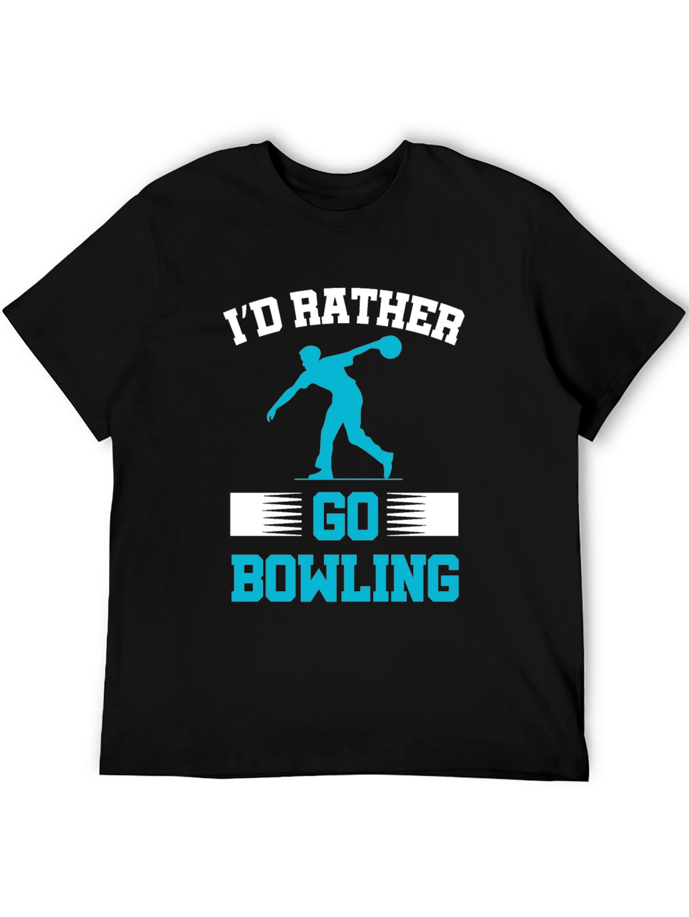 Id Rather Go Bowling Graphic T-Shirt
