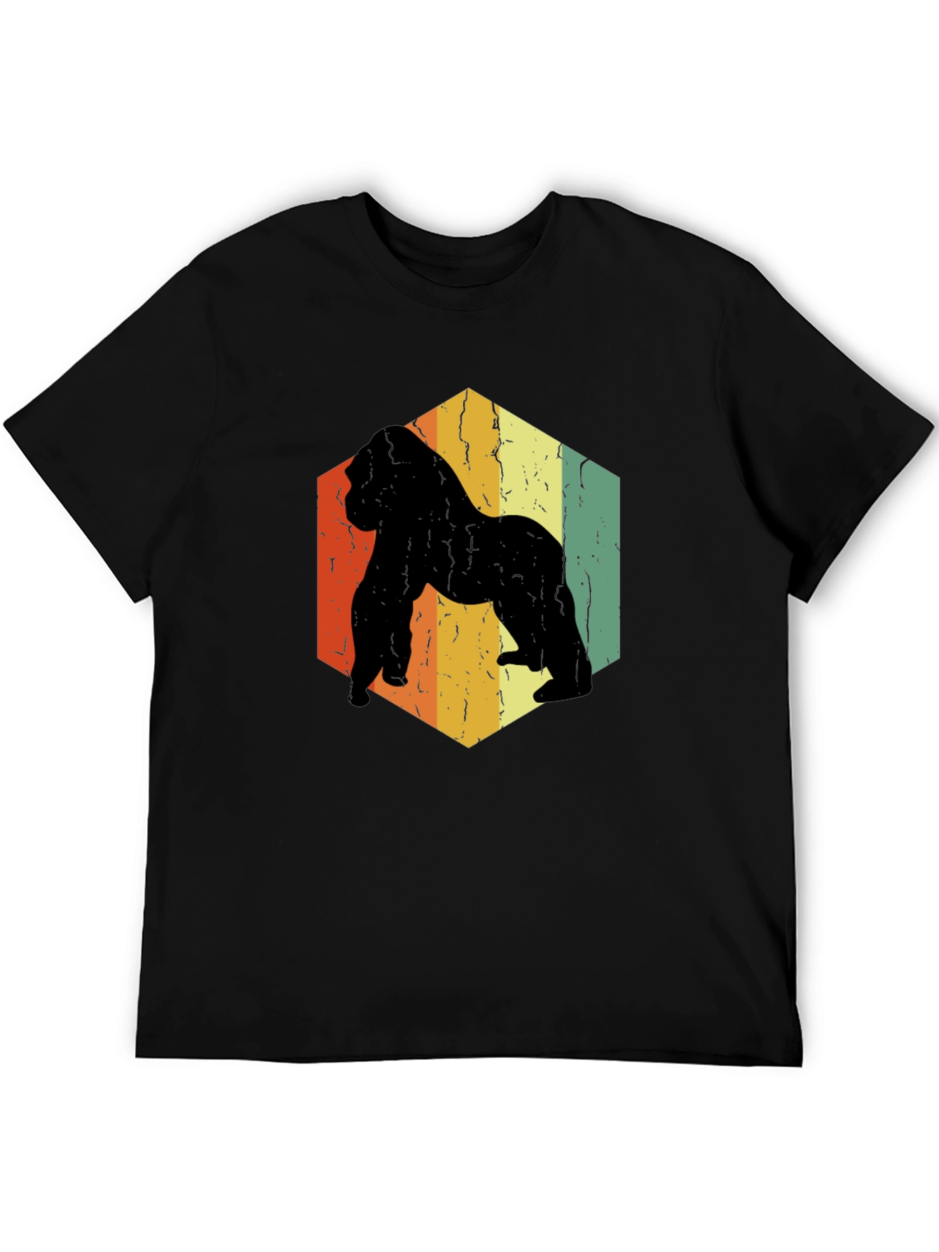 Retro Gorilla Graphic T-Shirt