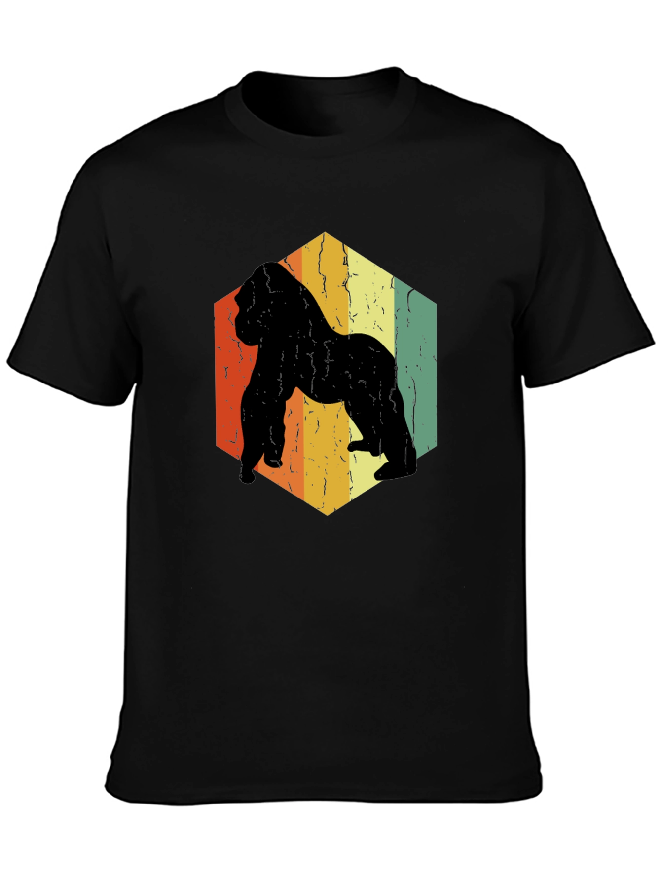 Retro Gorilla Graphic T-Shirt