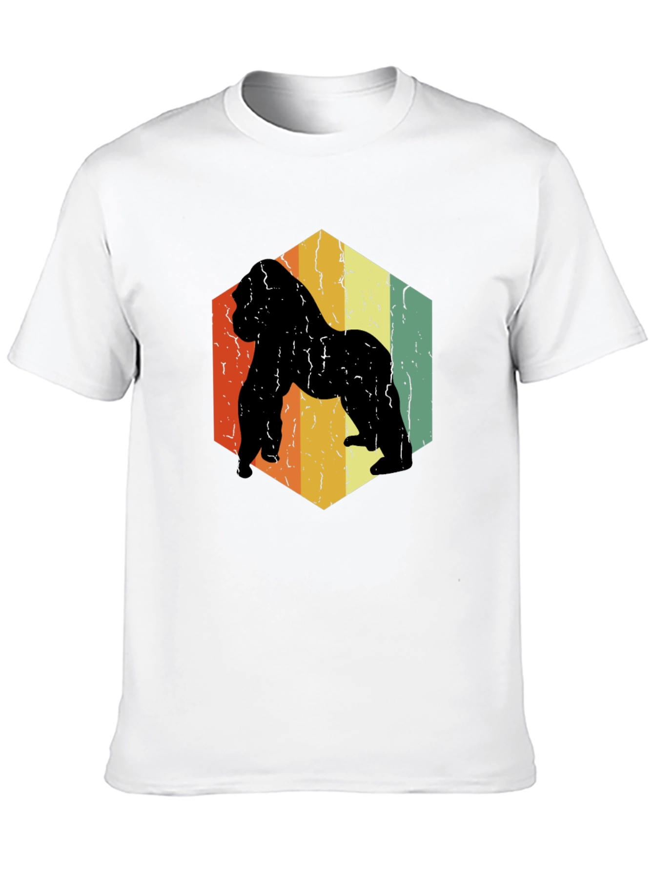 Retro Gorilla Graphic T-Shirt