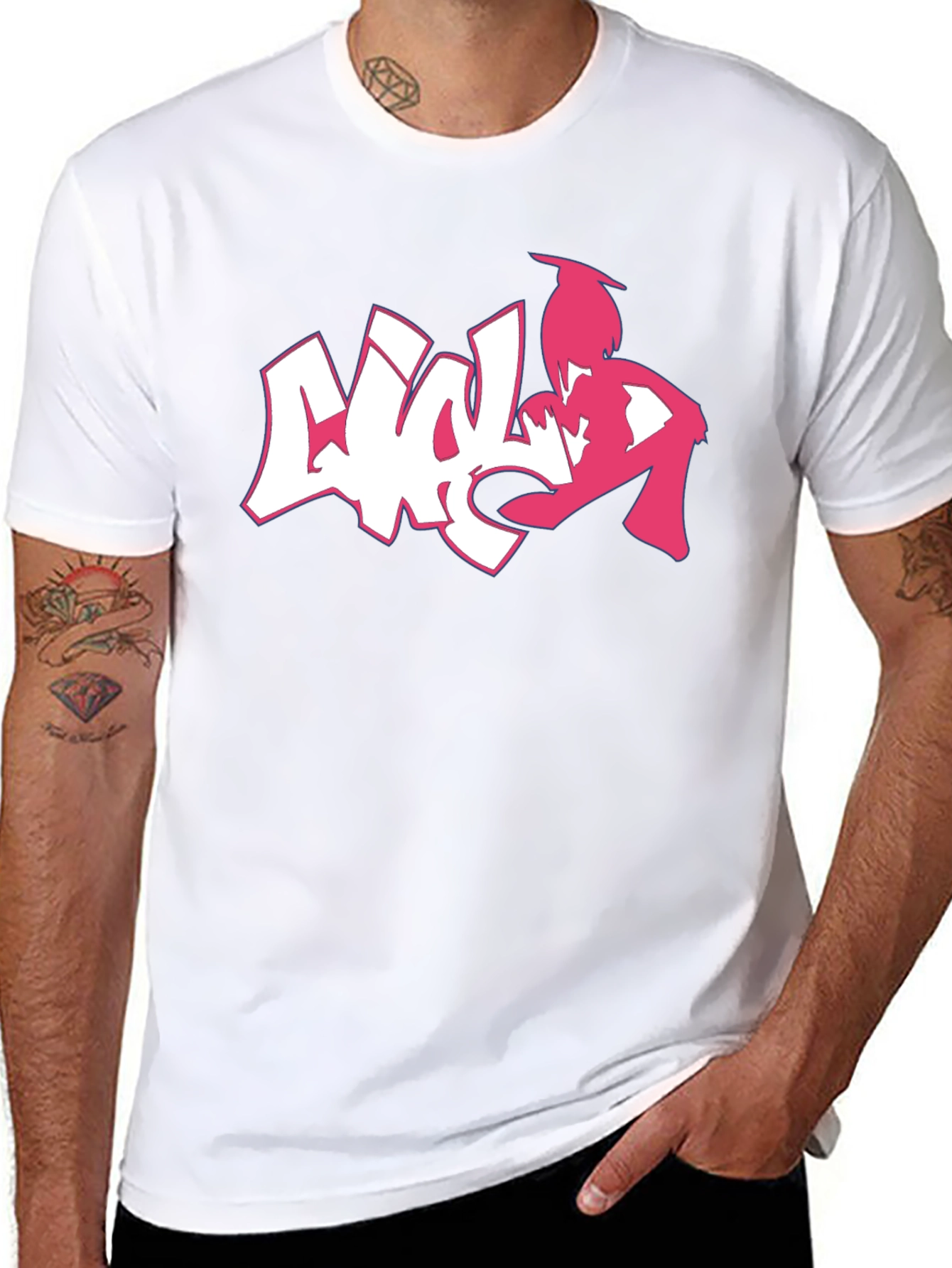 Graffiti Style Graphic T-Shirt